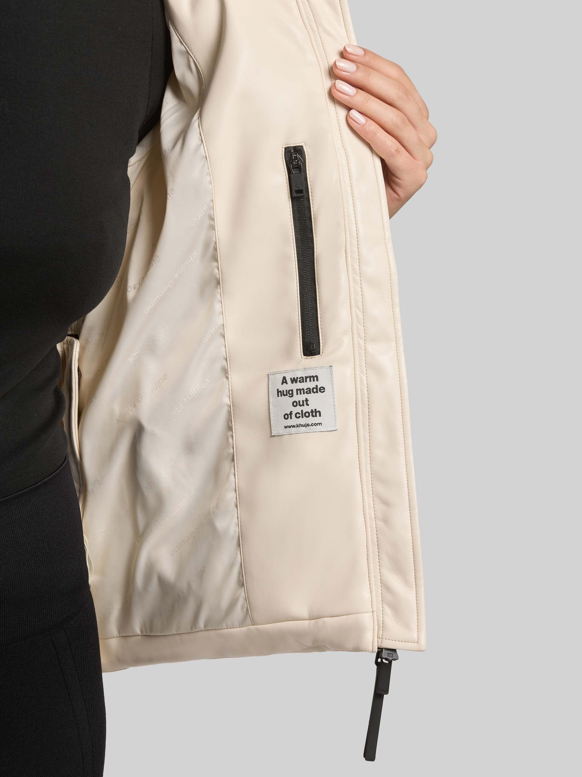 khujo Lederimitatjacke »AURORA« mit Kapuze