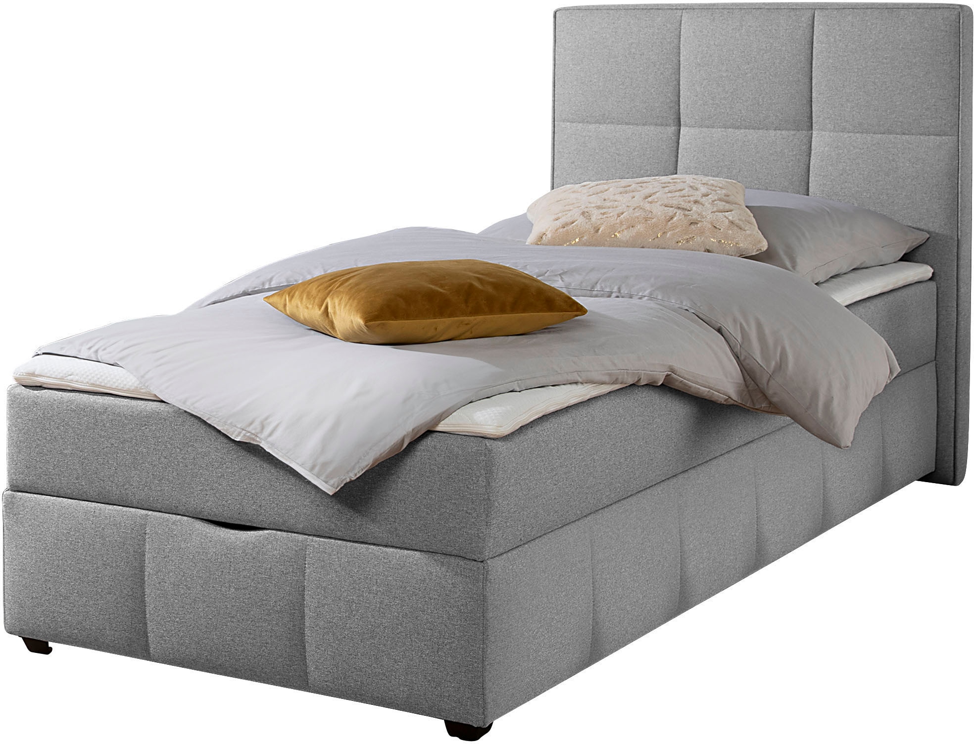 Home affaire Boxbett "Niemes inkl. Bettkasten und Topper, auch in Überlänge erhältlich" Boxbett mit Bettkasten, inkl. Topper