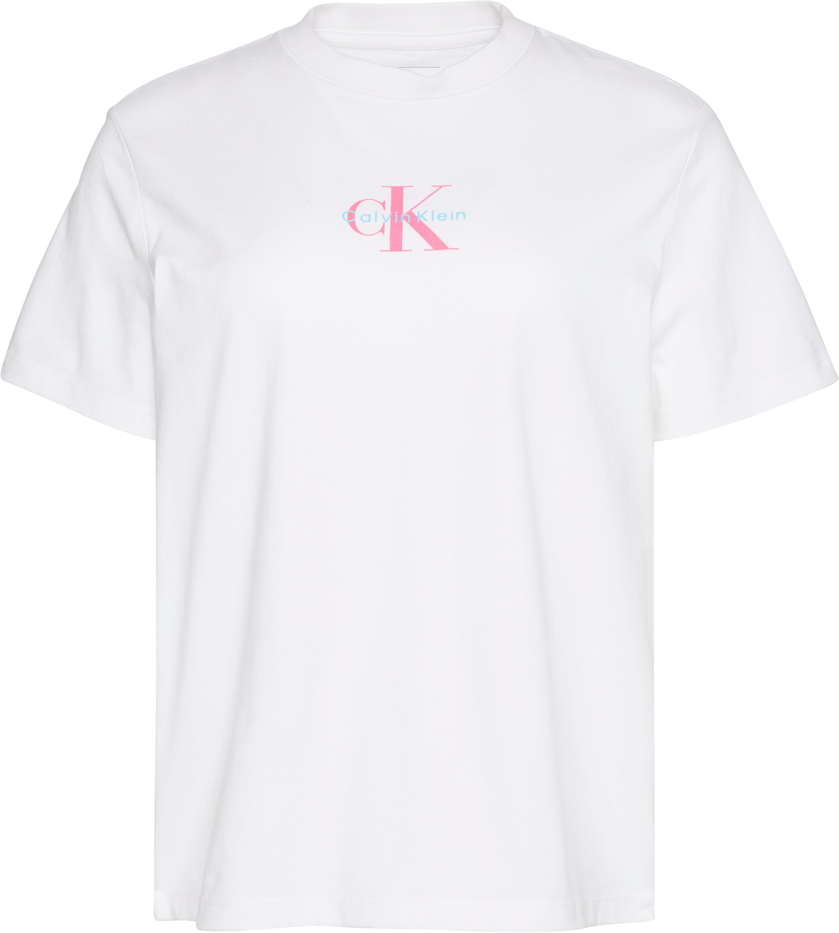 Calvin Klein Jeans Kurzarmshirt »SS 20s CLASSIC LOGO TEE«, Mit Rundhalsausschnitt