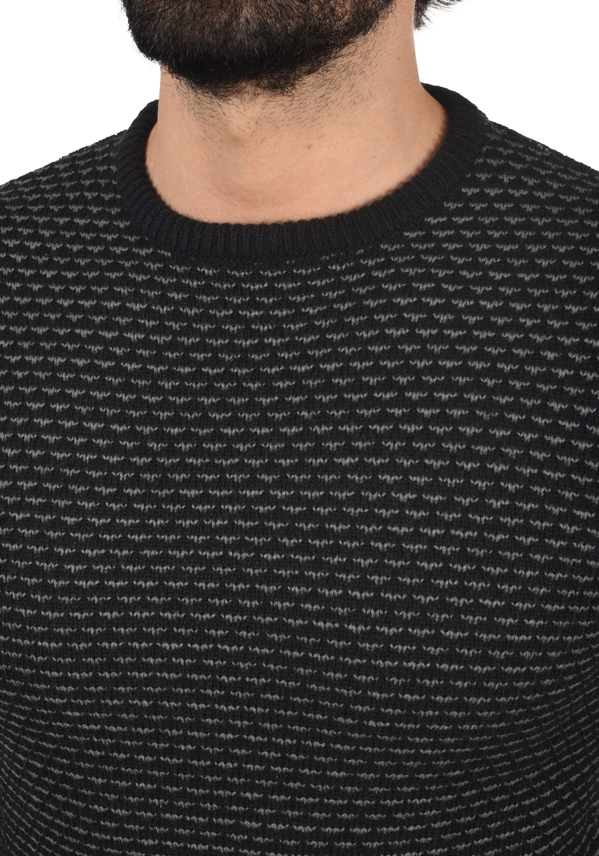 Indicode Strickfleece-Pullover »Strickpullover IDCoppler«