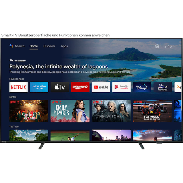 Philips LED-Fernseher »70PUS8007/12«, 177 cm/70 Zoll, 4K Ultra HD, Android  TV-Smart-TV | BAUR