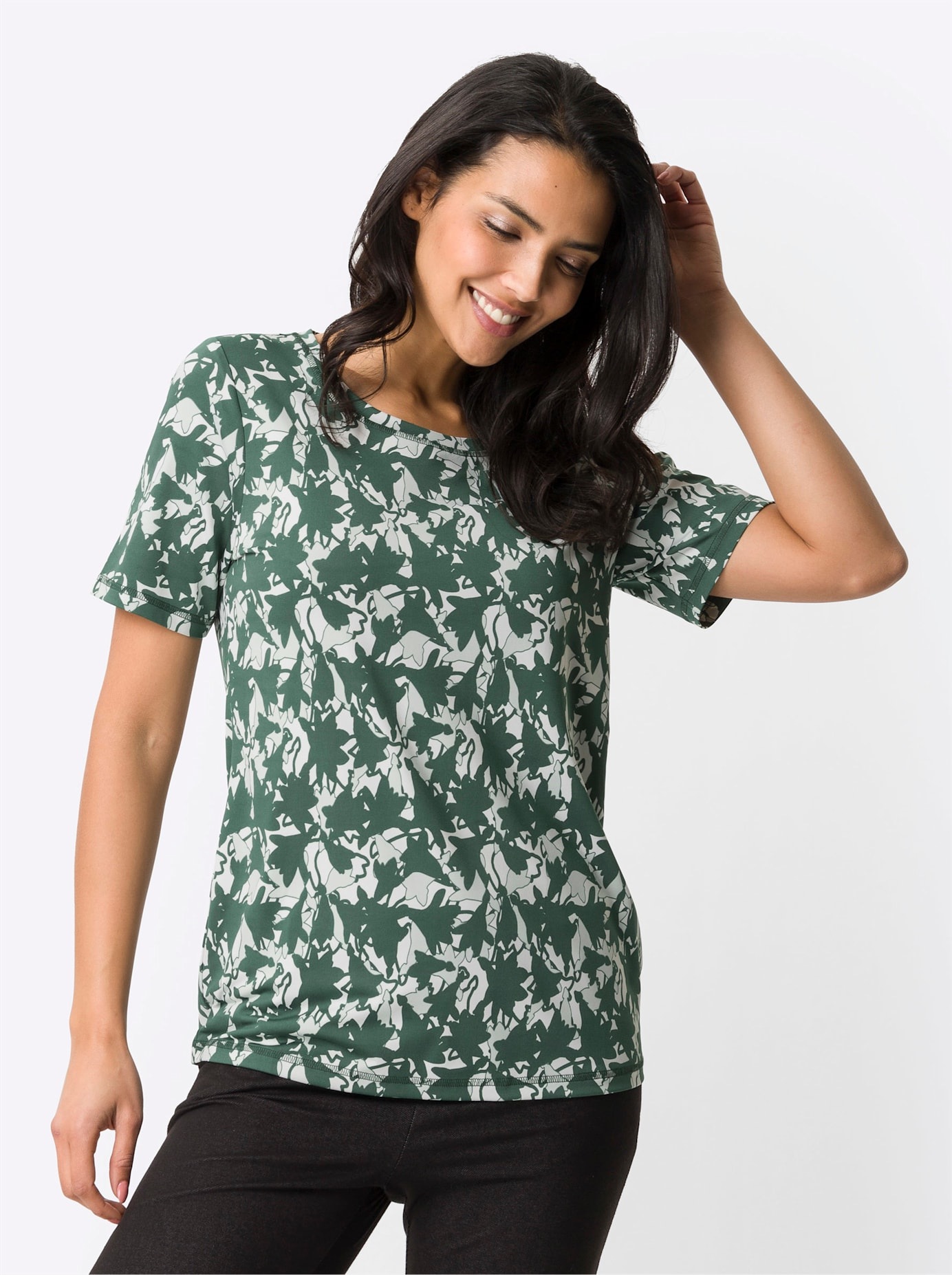 Rundhalsshirt "Freizeitshirt", (1 tlg.) günstig online kaufen