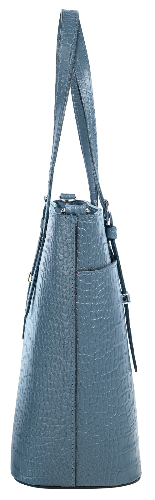 Cluty Henkeltasche, echt Leder, Made in Italy