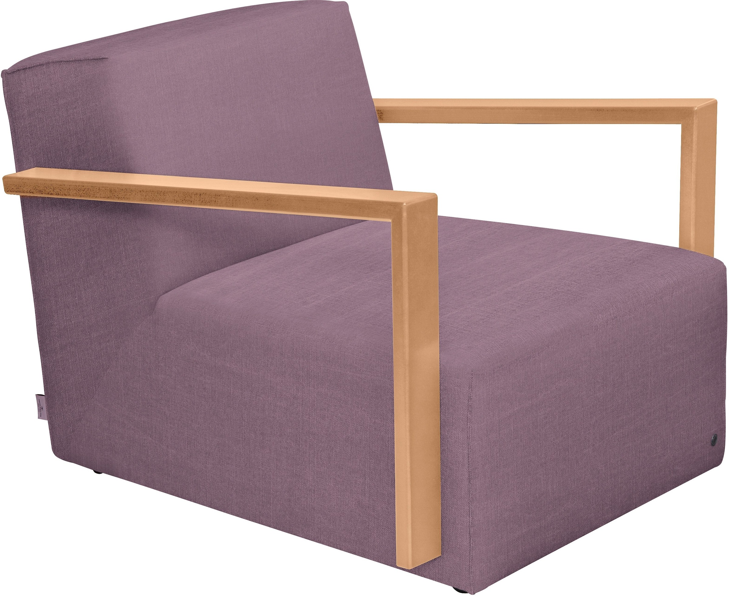 TOM TAILOR Loungesessel »LAZY«, mit Armlehne, im Retrolook, Armlehne Buche natur