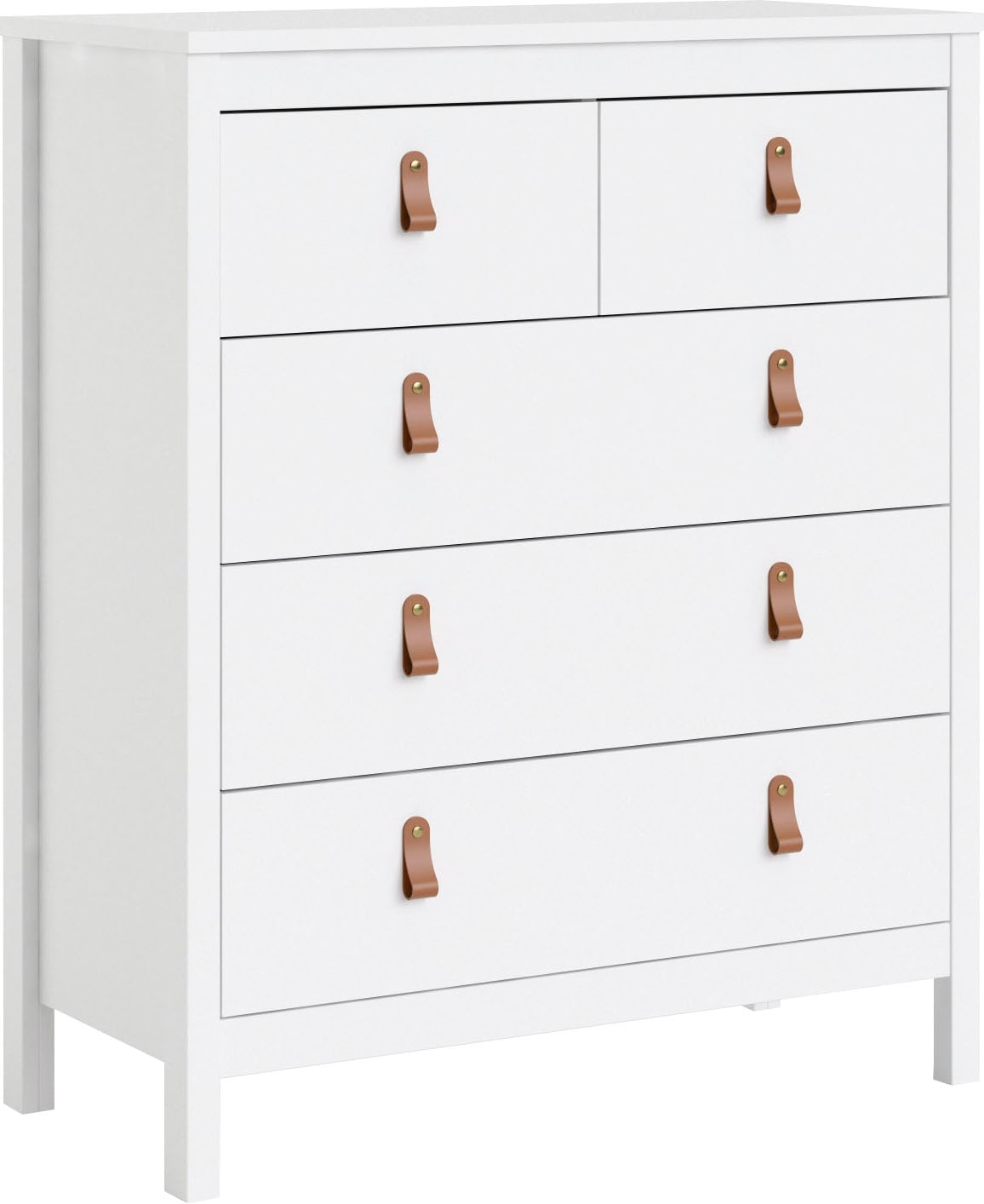 Home affaire Kommode »Madrid, Aufbewahrung, Schubladenschrank, Stauraum«, mit 5 Schubladen, Breite 82 cm, Höhe 99 cm