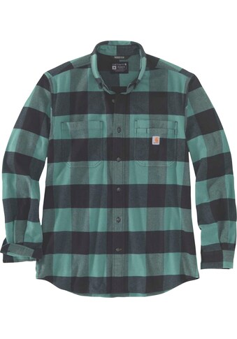 Carhartt Flanellhemd, Slate Green, mit Rugged Flex® kaufen
