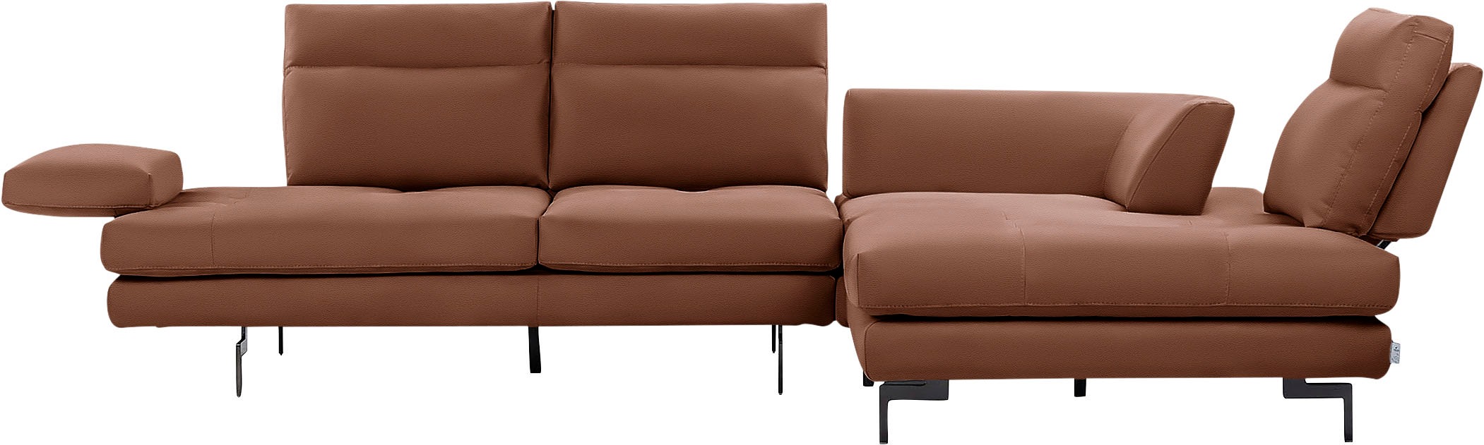 CALIA ITALIA Ecksofa "Toby Wing, Komfortsofa mit Sitzkomfort der Extraklass günstig online kaufen