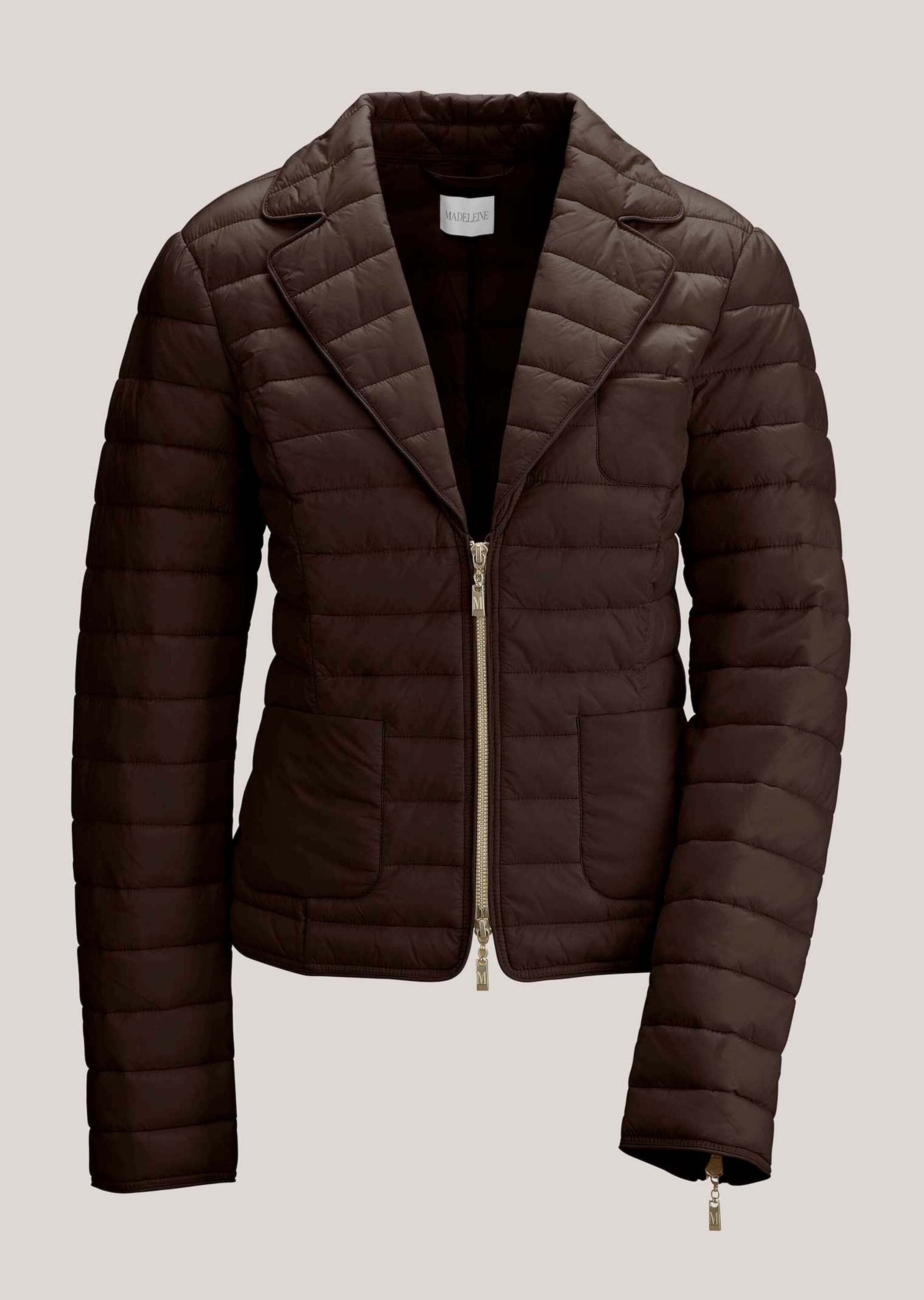 MADELEINE Steppjacke "Steppjacke Wattierte Damenjacke mit sportivem Touch" Zweiwege-Reissverschluß