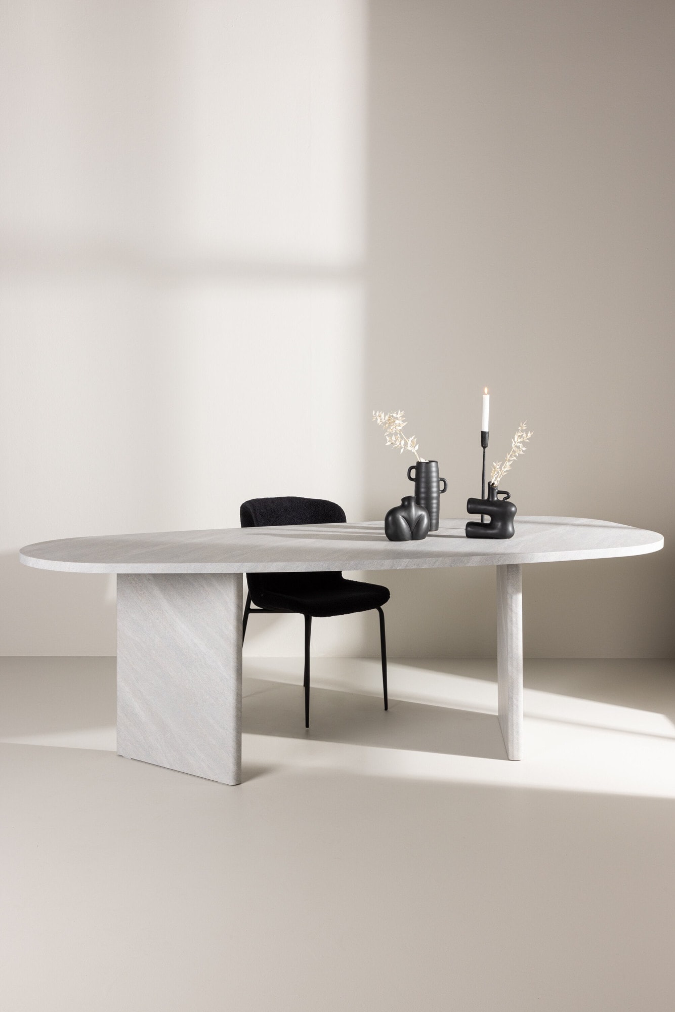 Venture Home Esstisch Esszimmertisch, MDF, oval, gesellig, einladend, modern
