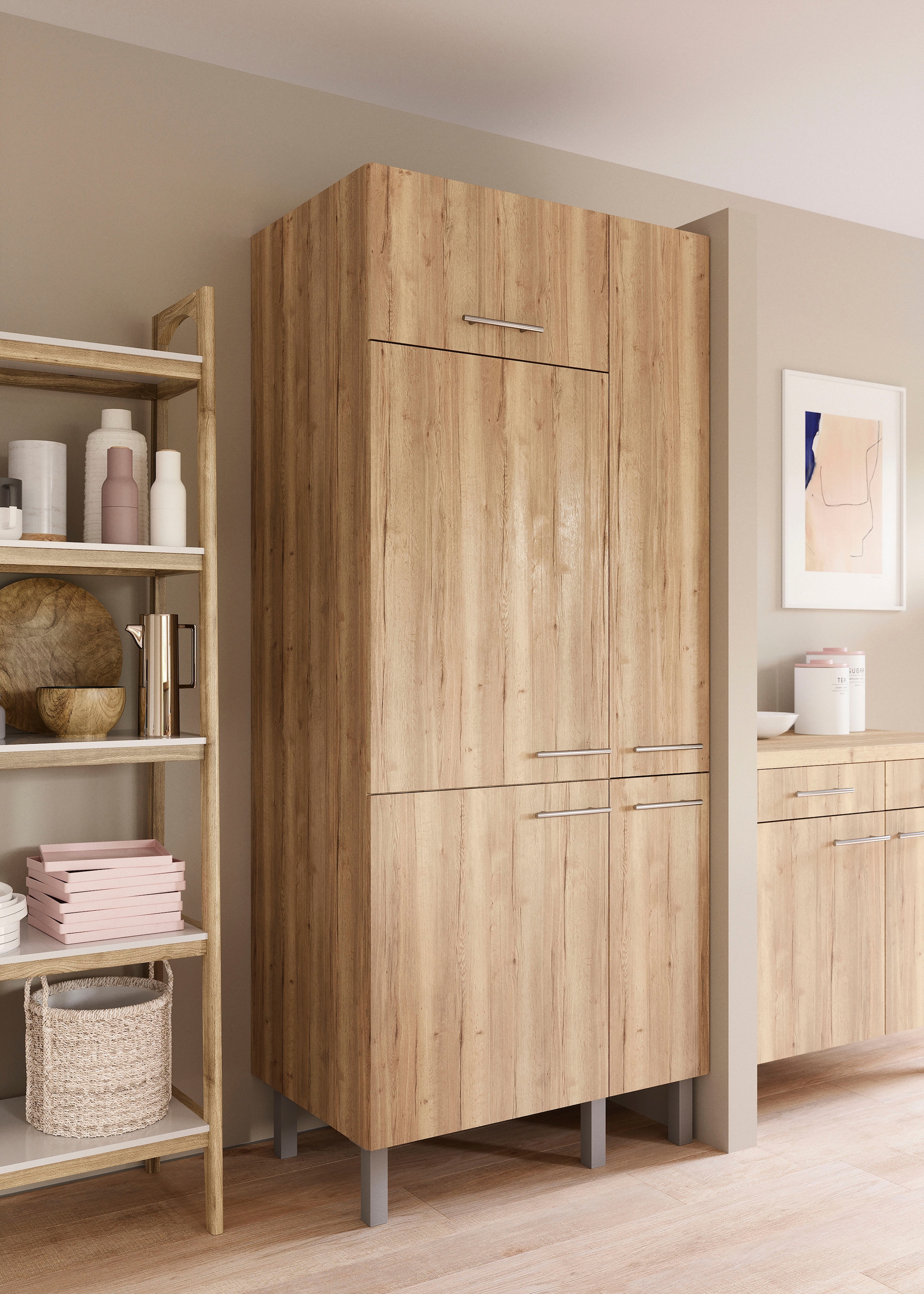 OPTIFIT Küche »Lilly« Breite 90 cm, wahlweise mit E-Gerät