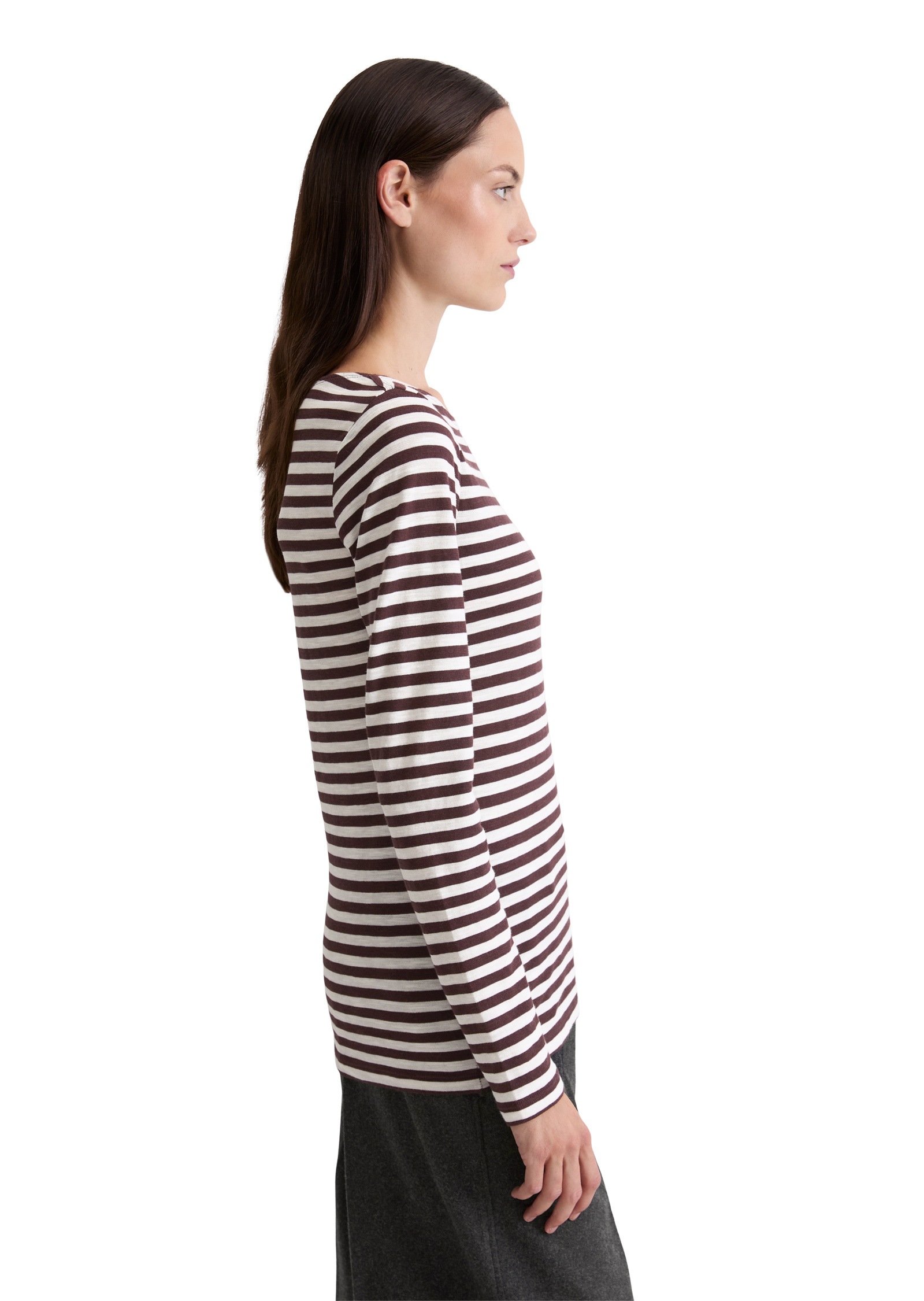 Marc OPolo Langarmshirt "aus Slubjersey" günstig online kaufen