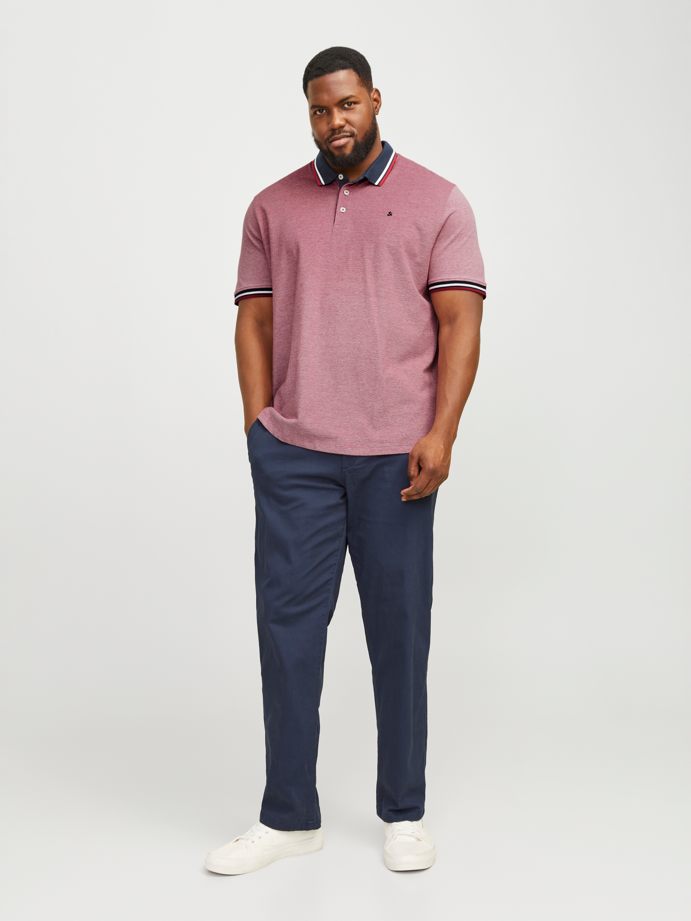 Jack & Jones PlusSize Poloshirt »Paulus Polo«, bis Größe 6XL