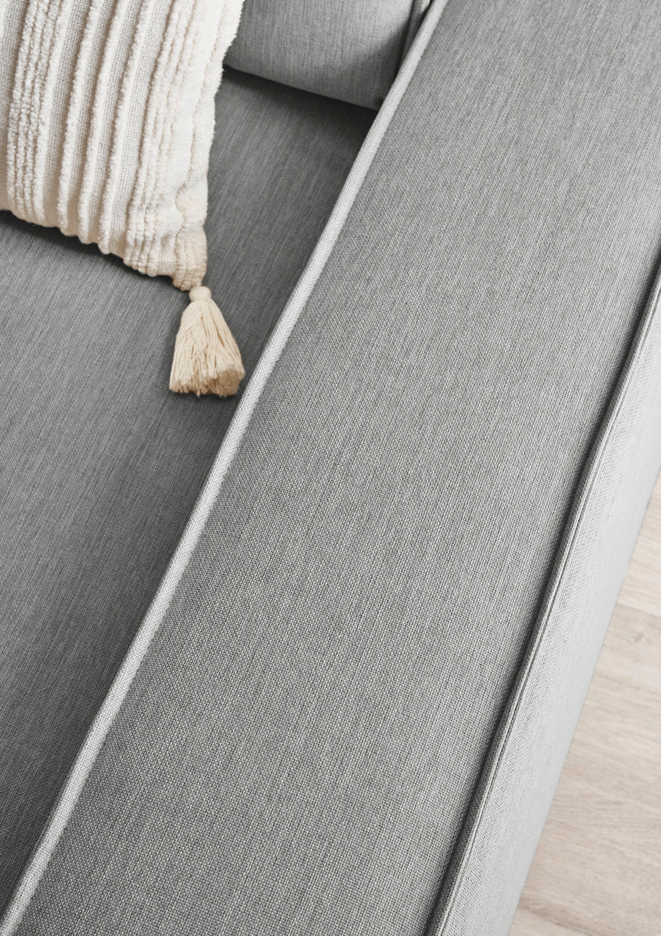 Home affaire Polsterecke »NEU: SHERWOOD XXL tief, L-Form mit Schlaffunktion, Big-Sofa mit Hocker«, (Set, 2 St.), stellbar zum Schlafsofa (Krokodilverbinder), Cord, Leinenoptik