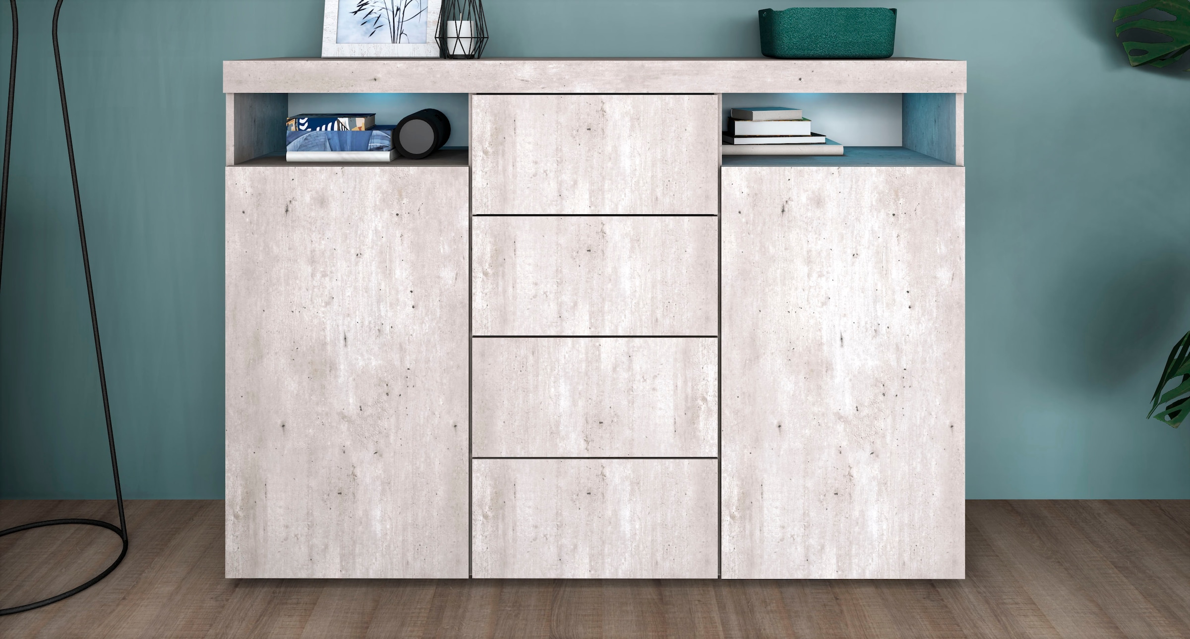 borchardt Möbel Highboard »Kapstadt«, Breite 139 cm