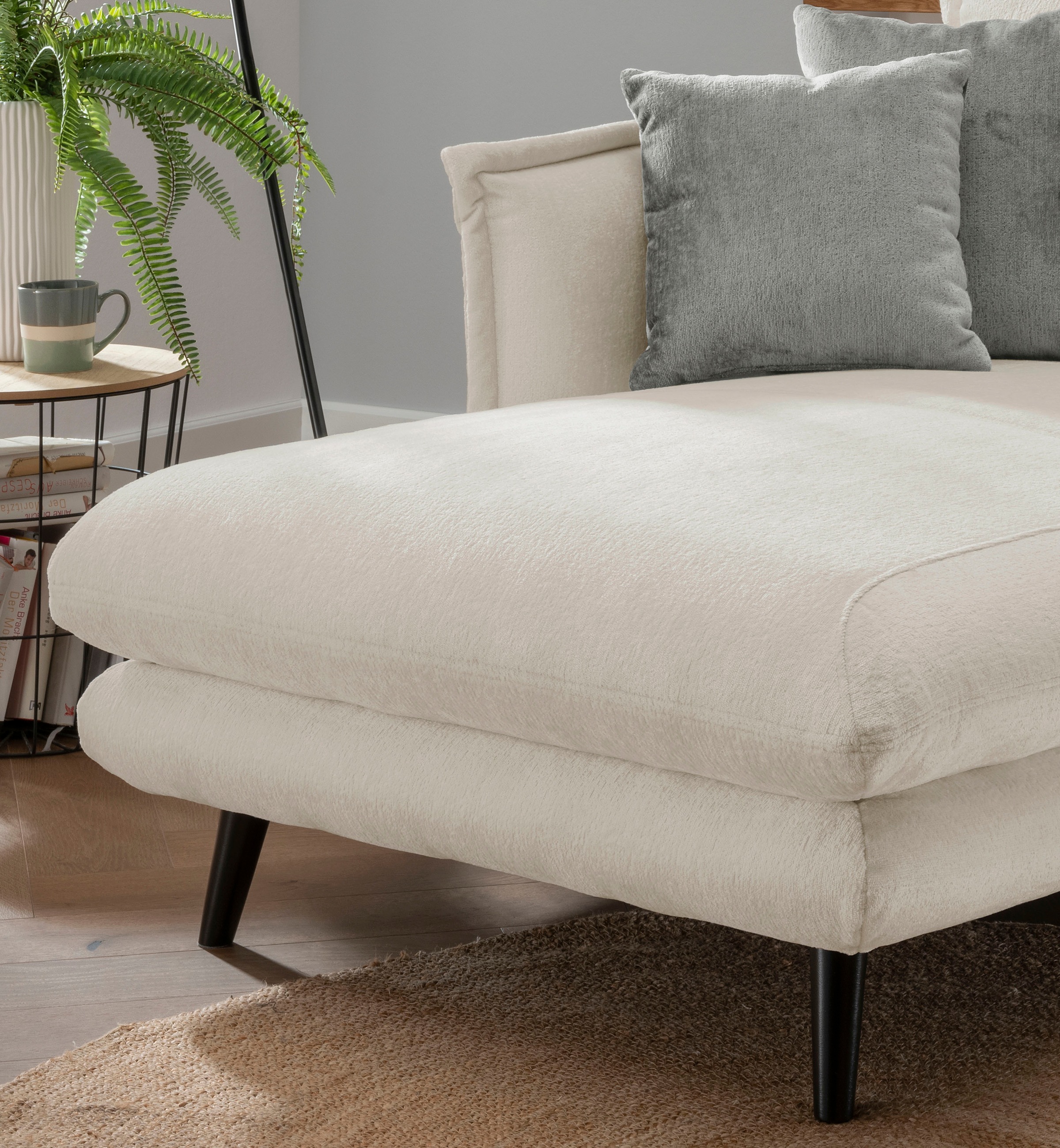INOSIGN Loveseat »Lazio«, moderner Sessel mit einer bequemen Polsterung, 2 Stk. Zierkissen