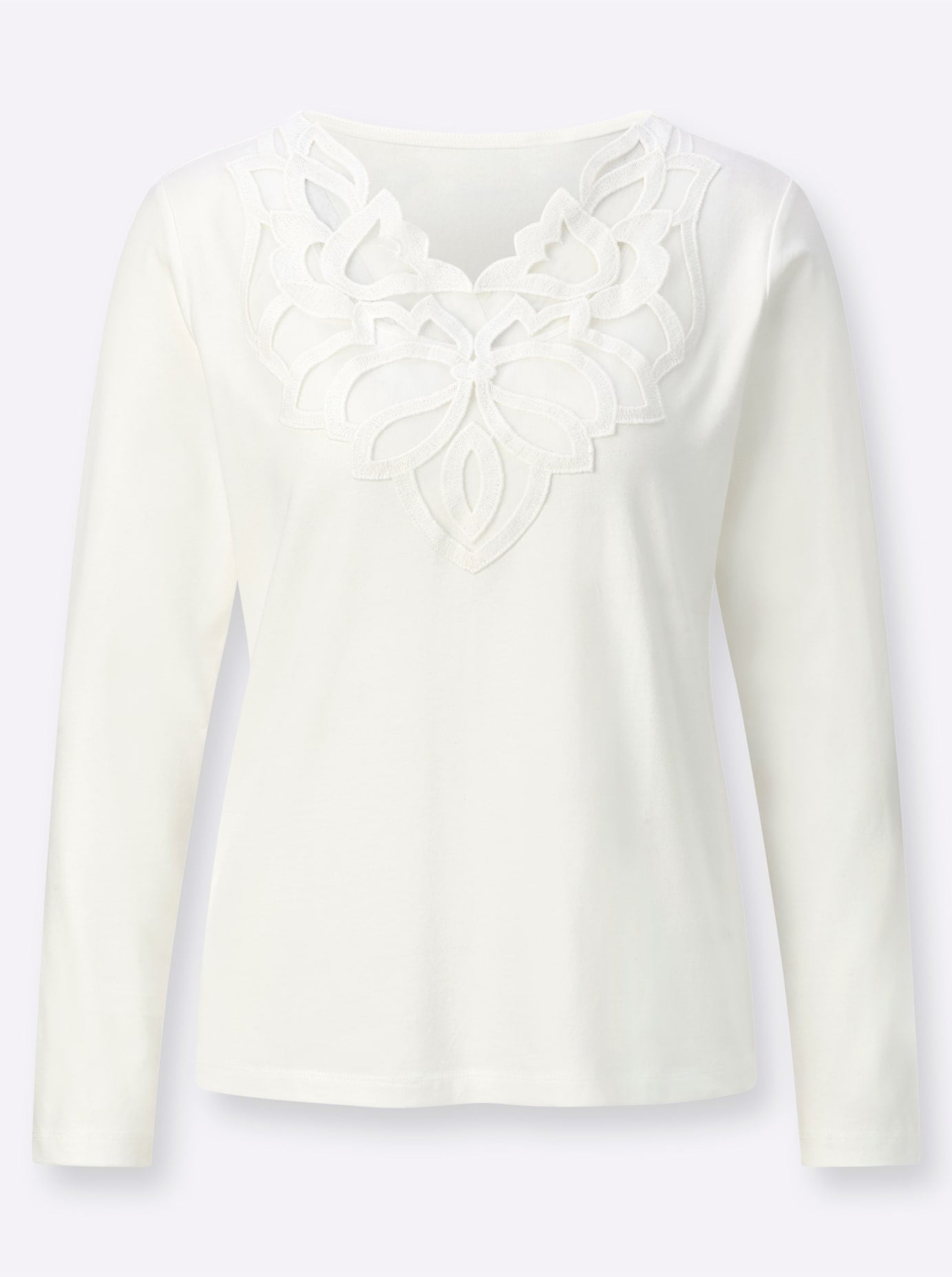 creation L Langarmshirt »Modal-Baumwoll-Shirt«, (1 tlg.)