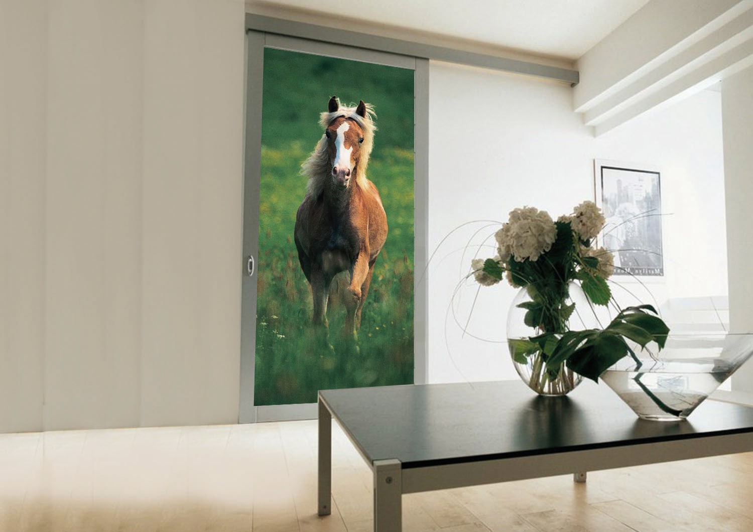 Papermoon Fototapete »Haflinger Horse - Türtapete«, matt