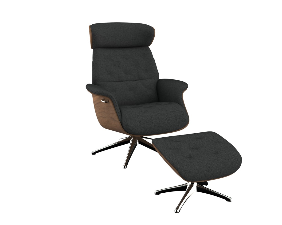 FLEXLUX Relaxsessel "Volden Fernsehsessel, verstellbarer Rücken- & Kopfstüt günstig online kaufen