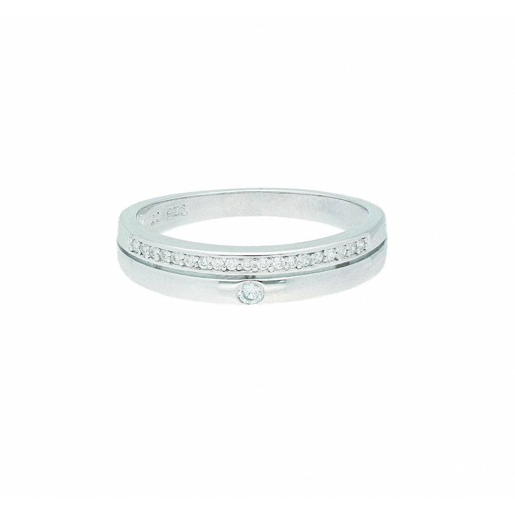 Adelia´s Silberring »925 Silber Ring mit Zirkonia« mit Zirkonia Silberschmuck für Damen