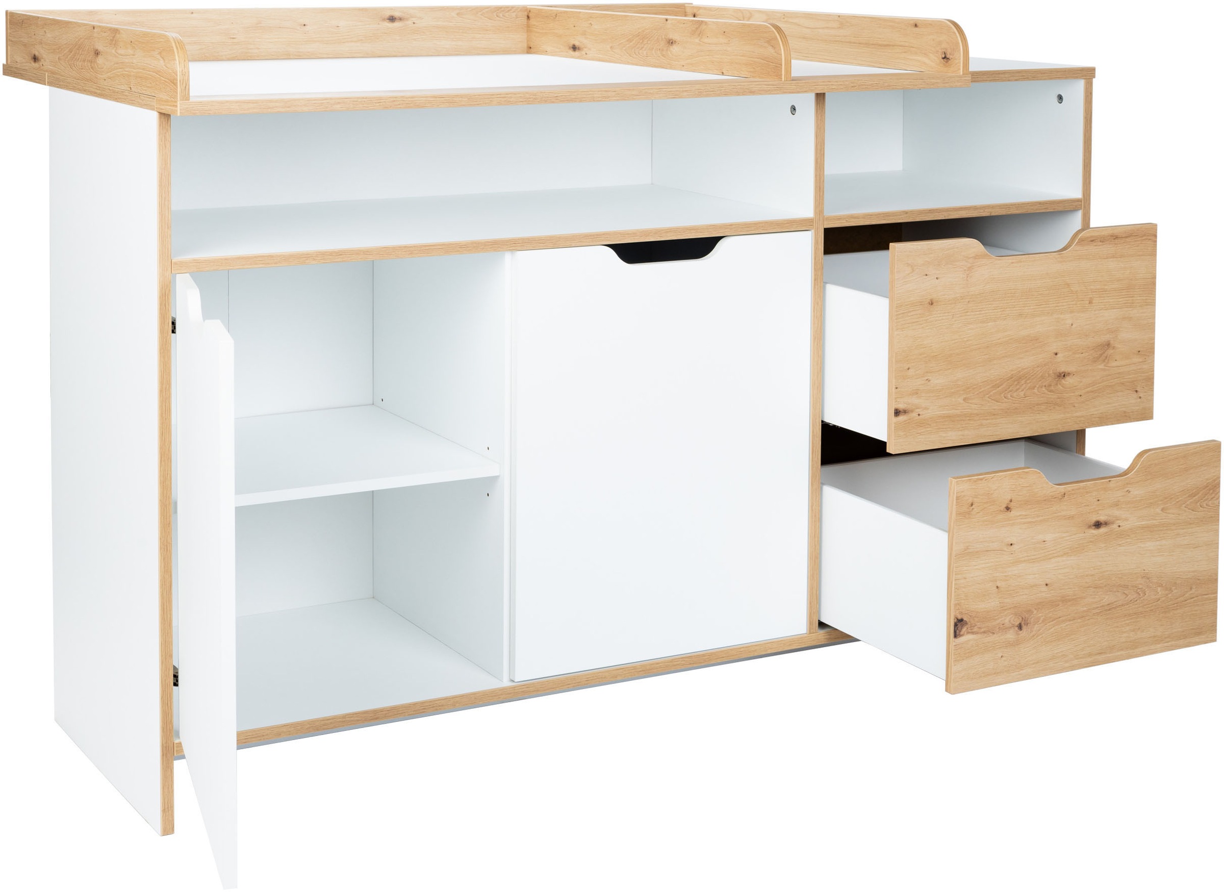 arthur berndt Wickelkommode »Wickelkommode »Maxim« mit abnehmbarem Wickelaufsatz«, bis 15 kg, 150 cm