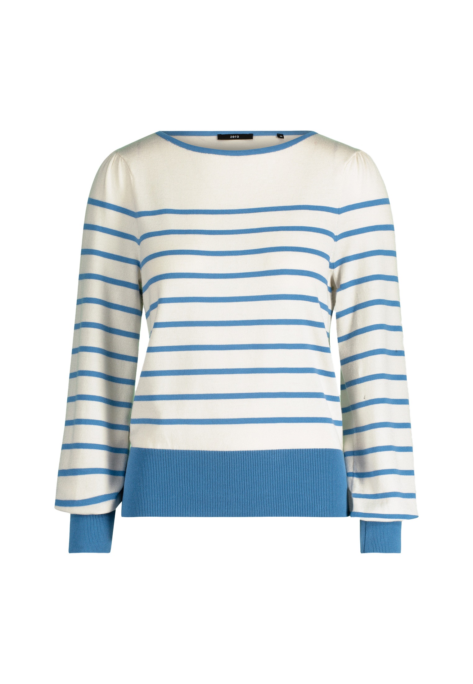 Zero Strickpullover "zero Damen Pullover mit Streifen", (1 tlg.), Plain/ohn günstig online kaufen