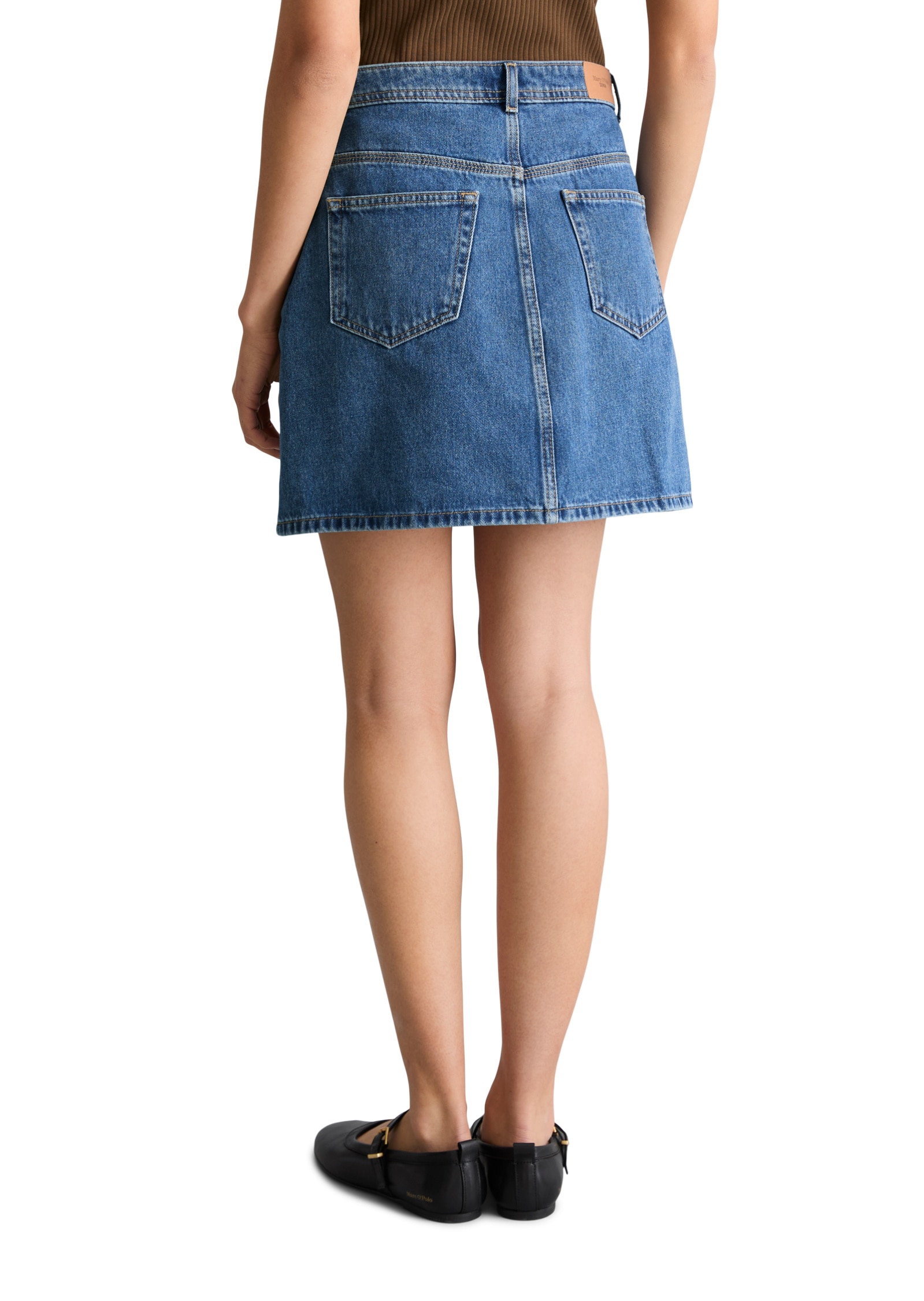 Marc O'Polo DENIM Jeansrock »aus Rigid Denim«