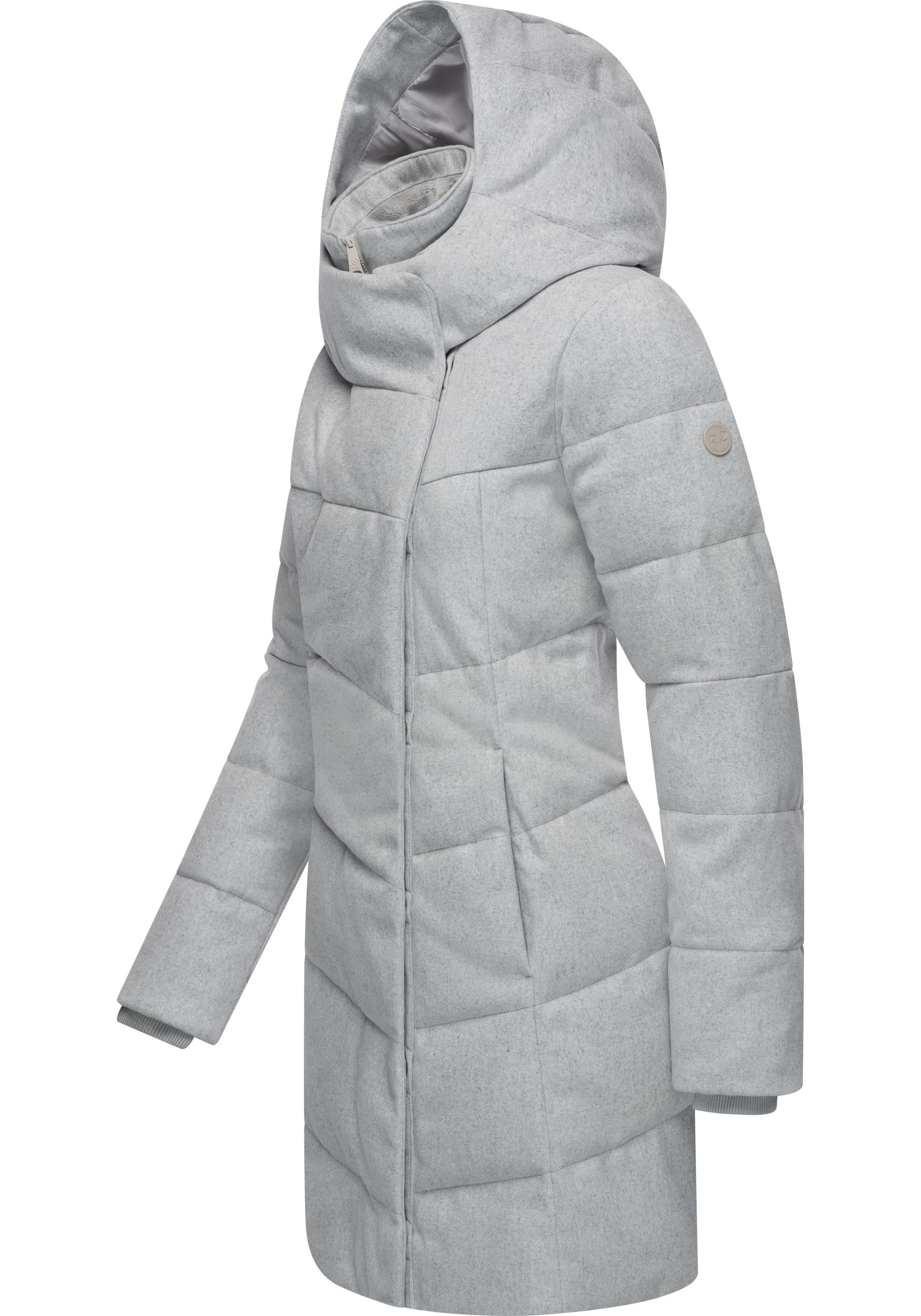 Ragwear Wintermantel »Pavla Coat«, stylischer Damen Steppmantel in Woll-Optik