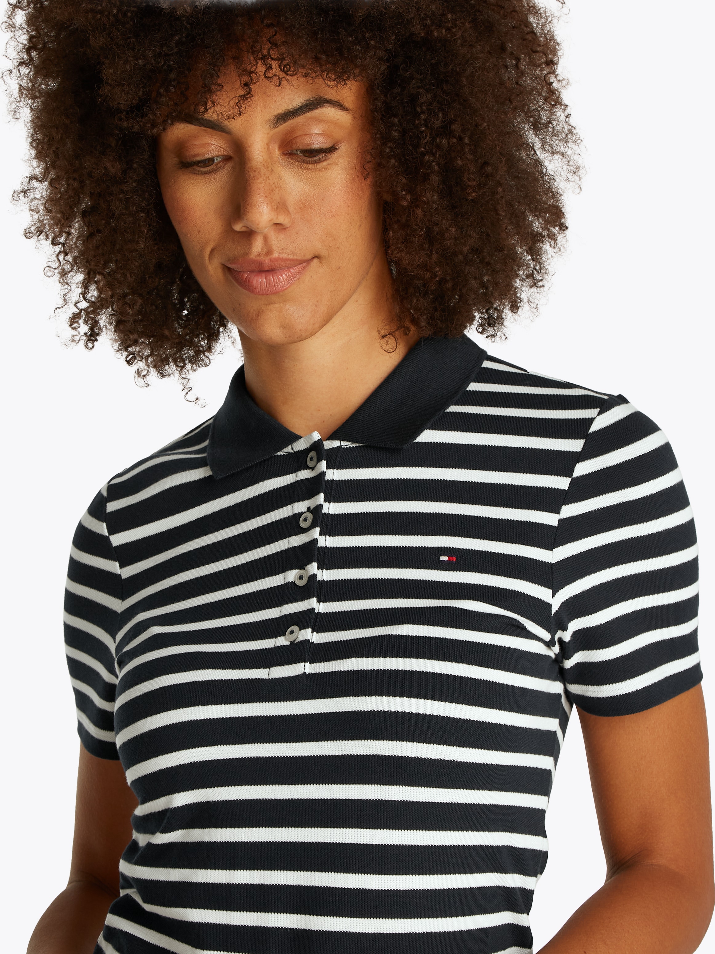 Tommy Hilfiger Poloshirt »1985 Slim Fit Pique Premium«, mit Logostickerei, mit Seitenschlitzen