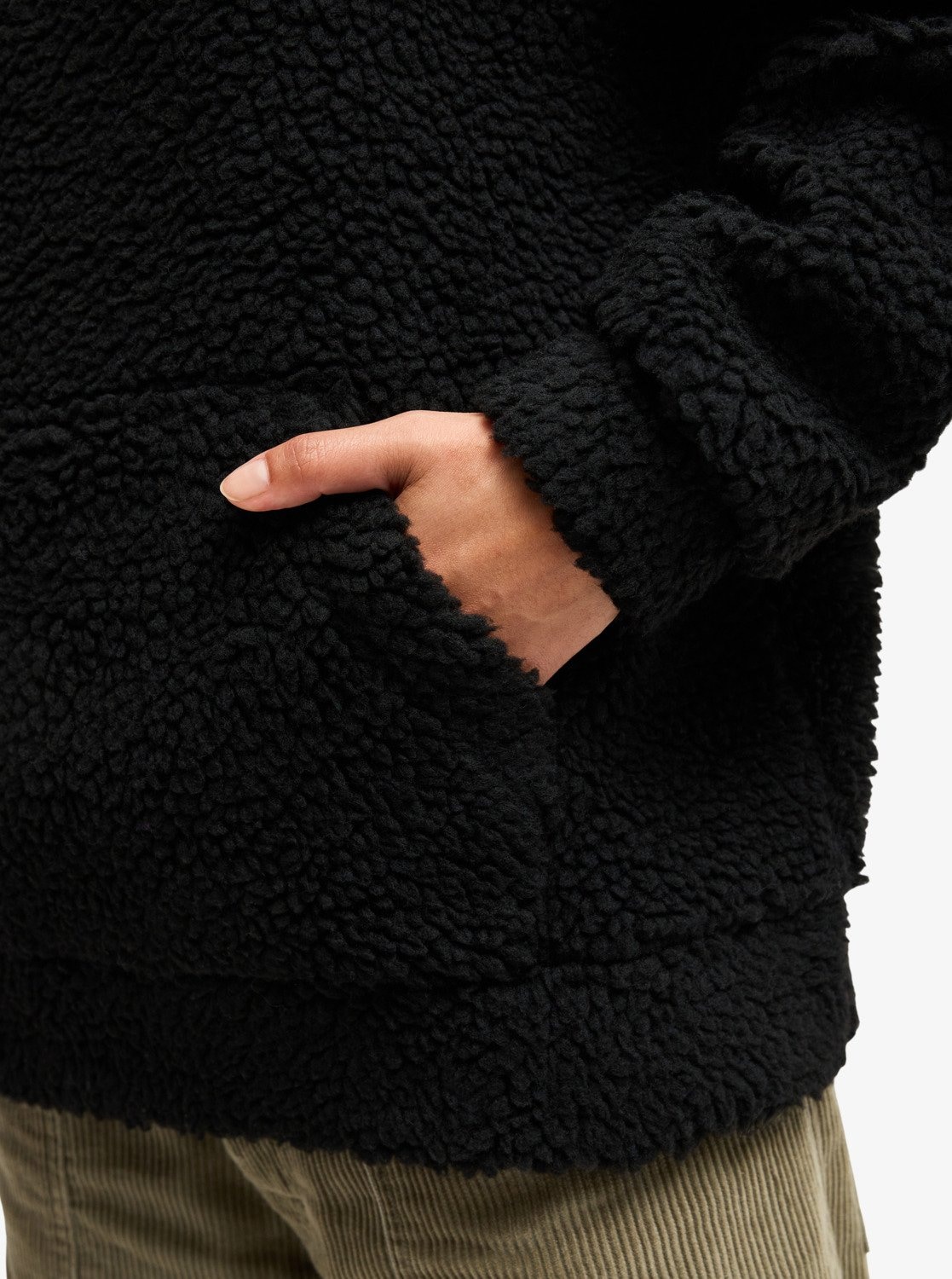 Roxy Strickfleece-Pullover »LIVE OUT LOUD ART« mit Stehkragen
