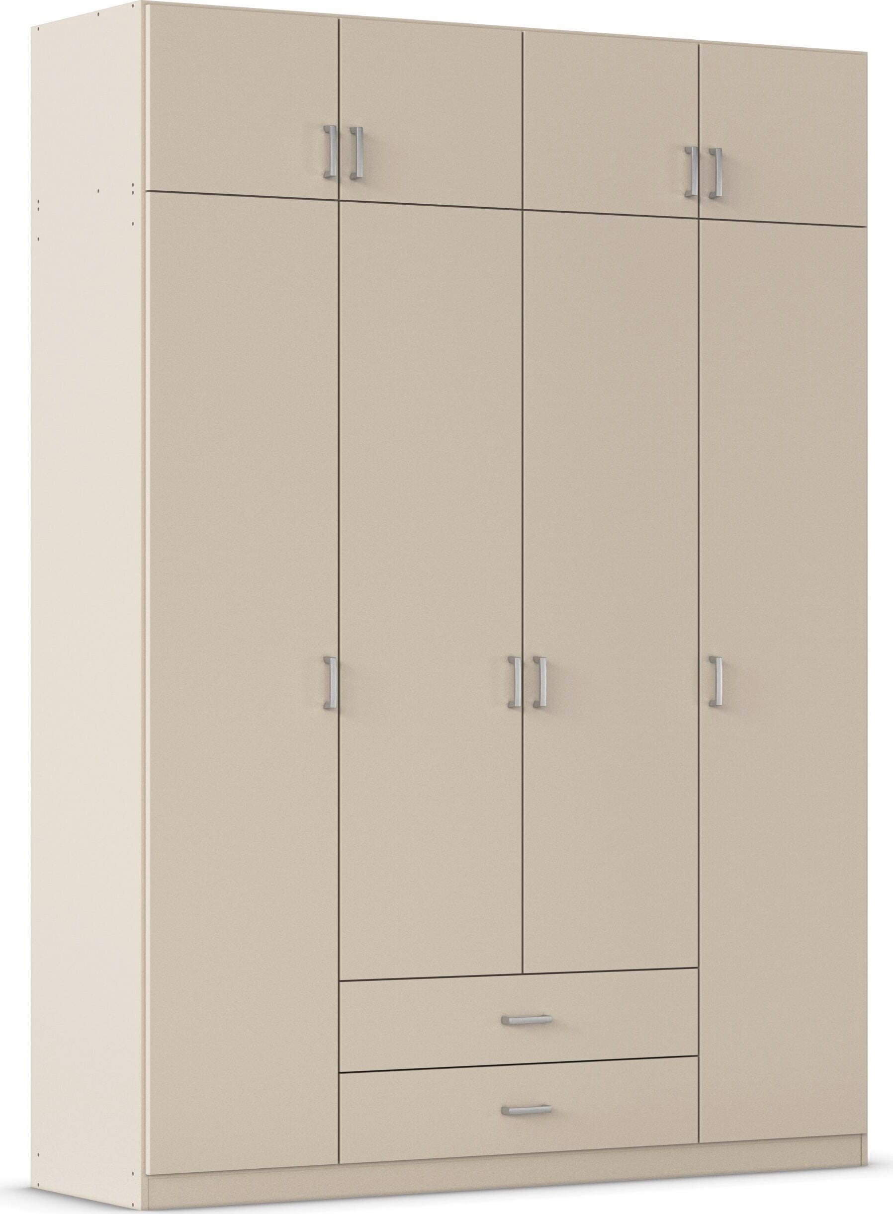 rauch "Schrank Garderobe Wäscheschrank GAMMA in 4 Breiten 91-226 cm" 3 verschiedene Ausstattungen BASIC/CLASSIC/PREMIUM (inkl. SOFT-CLOSE), mit Schubladen und Schrankaufsatz, schlichtes Design MADE IN GERMANY