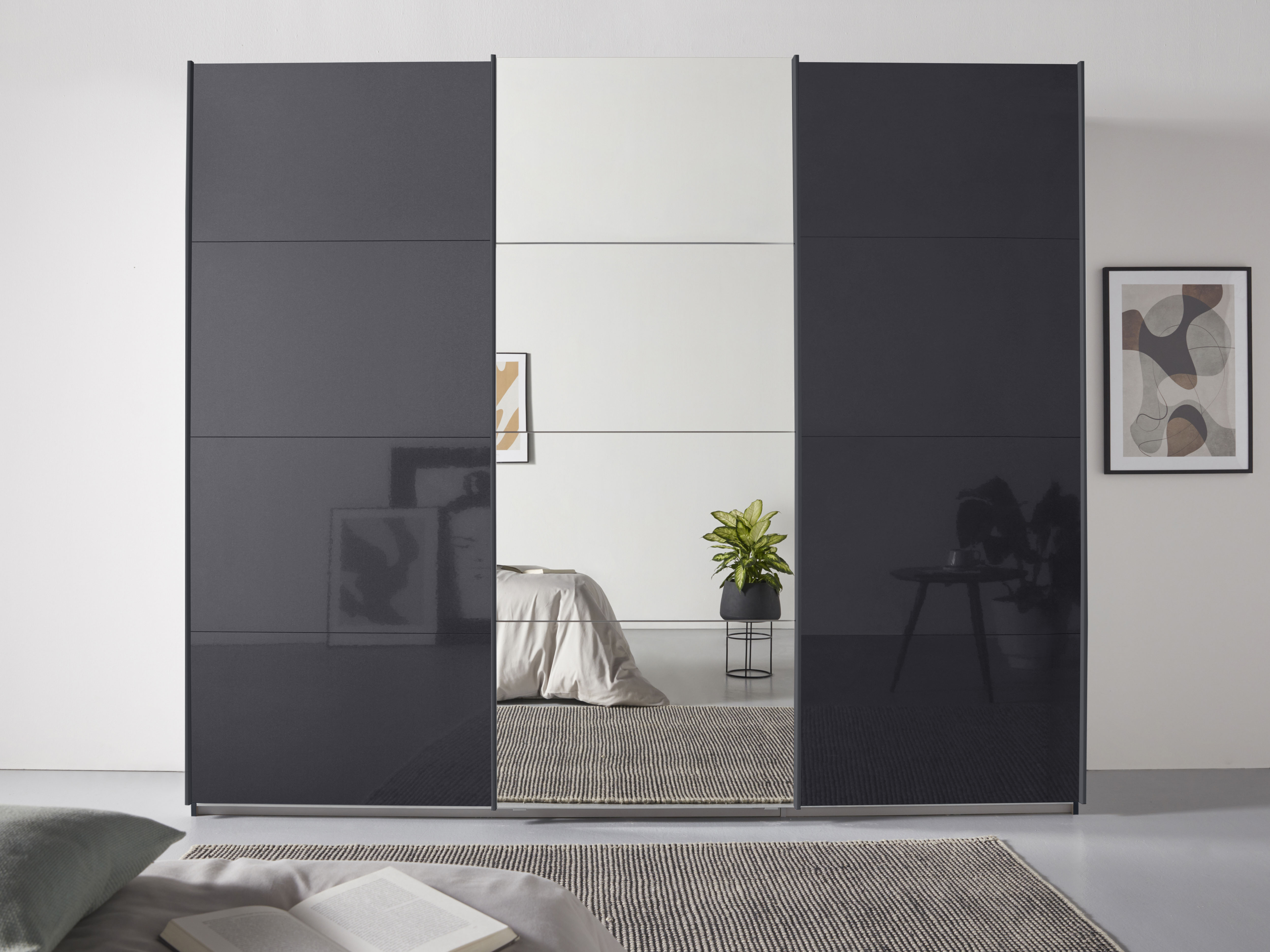 OTTO home 1100000002199 "Mehrzweckschrank Aktenschrank Möbel Mietswohnung TOPSELLER OTELI" 3 Ausstattungen BASIC/CLASSIC/PREMIUM (inkl. SOFT-CLOSE-FUNKTION), Breiten 203/271/315/360 cm Höhen 210/229 cm MADE IN GERMANY
