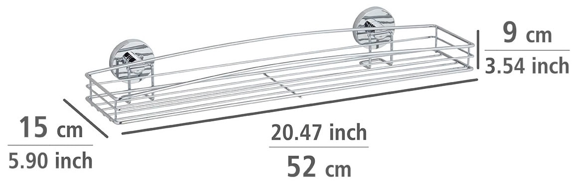 WENKO Duschablage »Milazzo«, 1 Ablage