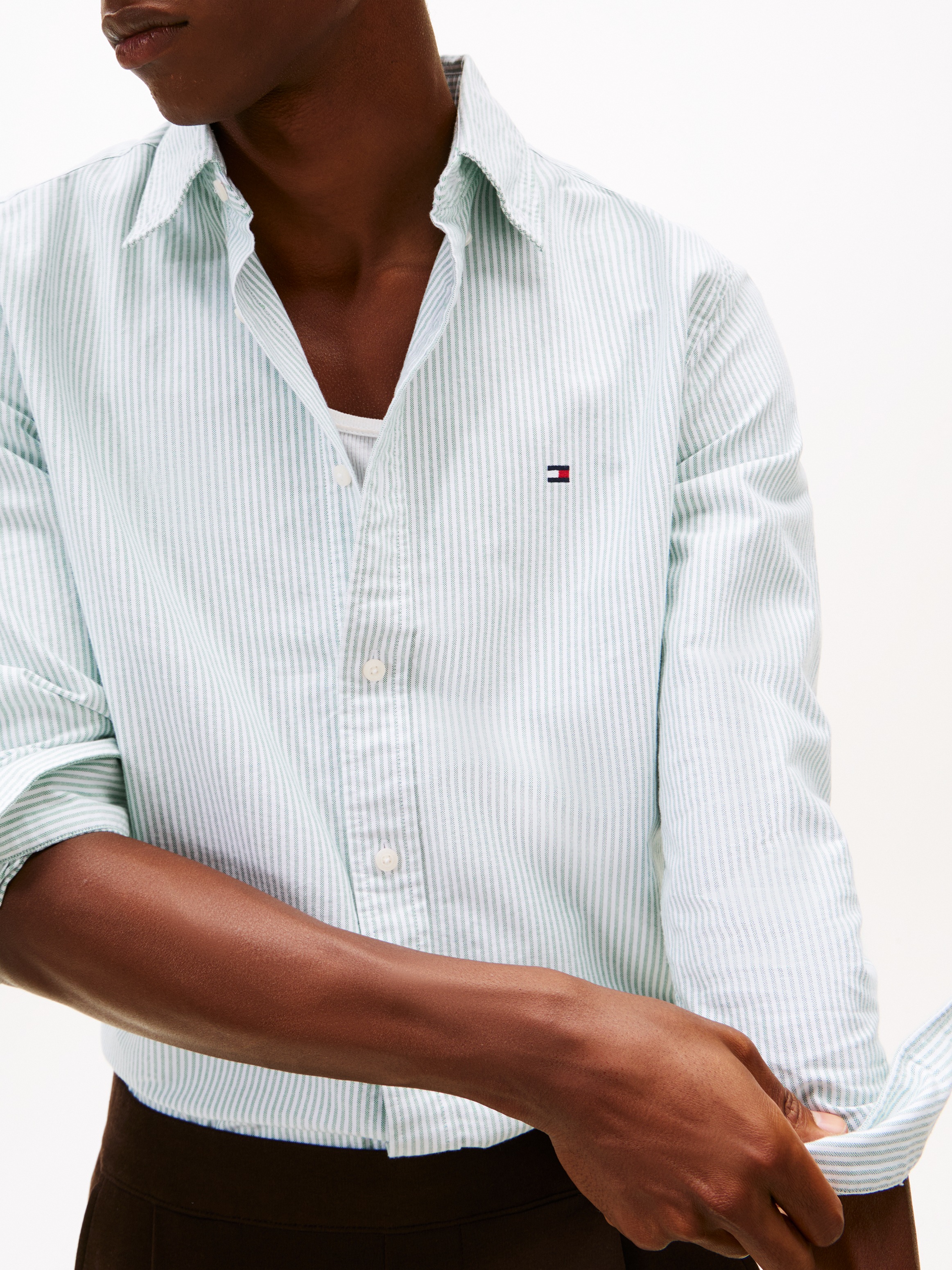 Tommy Hilfiger Langarmhemd "HERITAGE OXFORD STRIPE Regular Fit SHIRT" günstig online kaufen