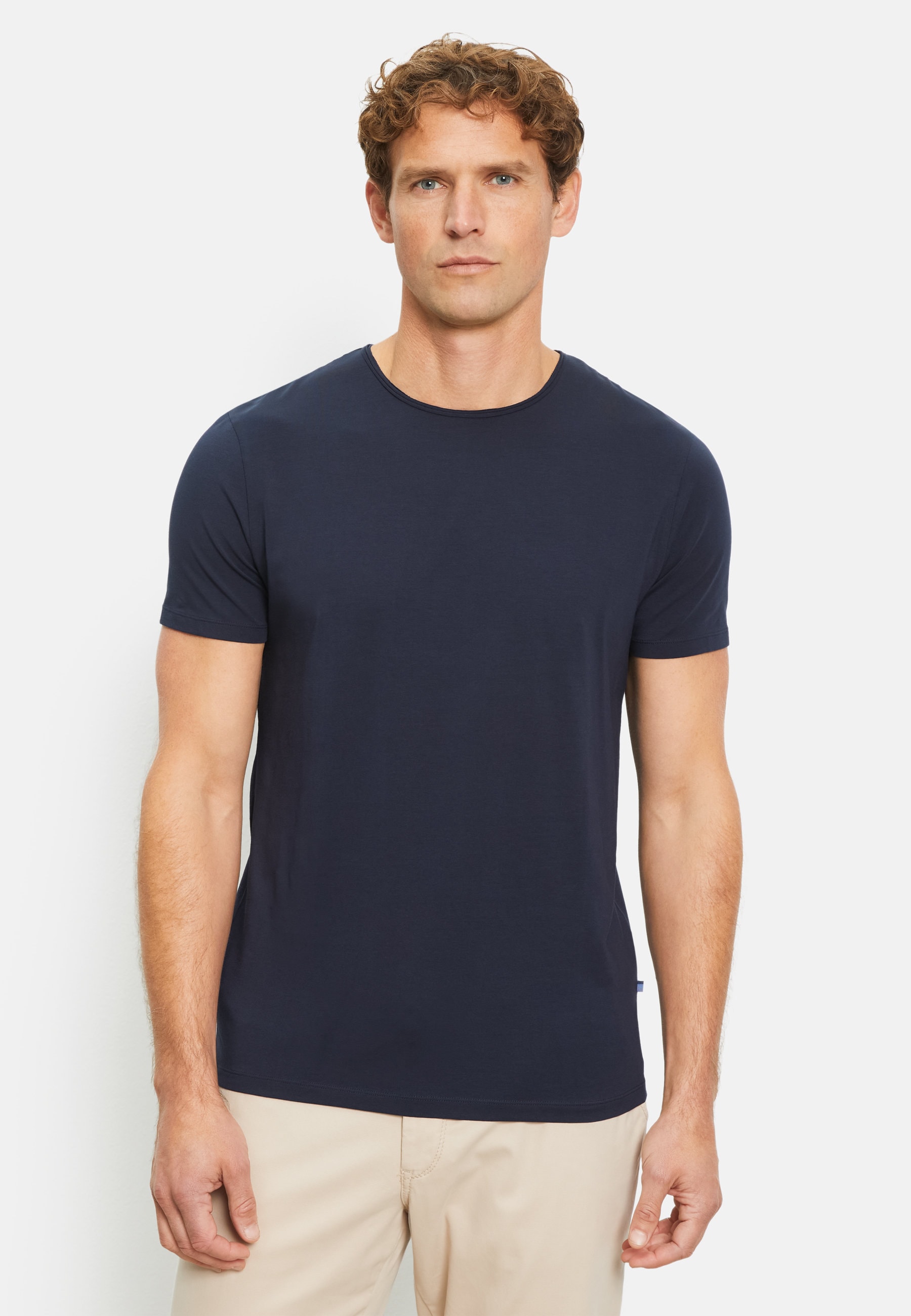 OLYMP T-Shirt "OLYMP Casual Wirk, T-Shirt"