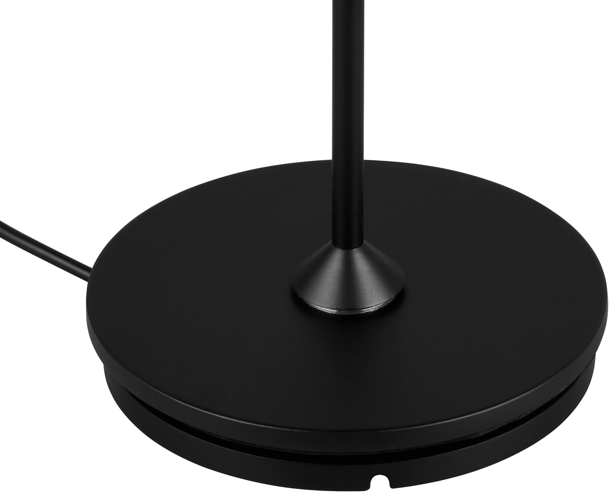 REALITY Leuchten LED Außen-Tischleuchte »SUAREZ« LED-Board 1 Stk. Warmweiß Outdoor Akku Tischlampe inkl Ladestation USB-C, Touch-Dimmer Höhe 39cm