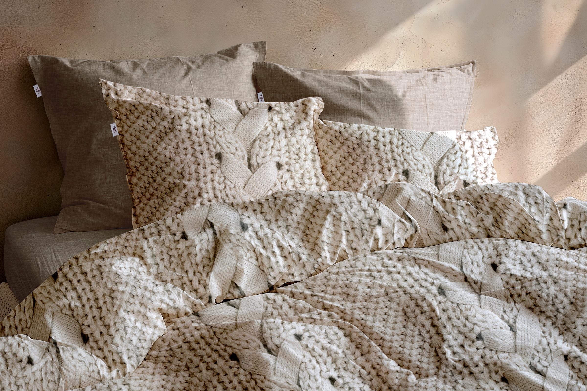 ZO HOME Bettwäsche »Zohome Bettwäsche Baumwolle Mira« 2 Bettwäsche aus 100% Baumwolle, hochwertige Flanell, ab 135x200 cm.