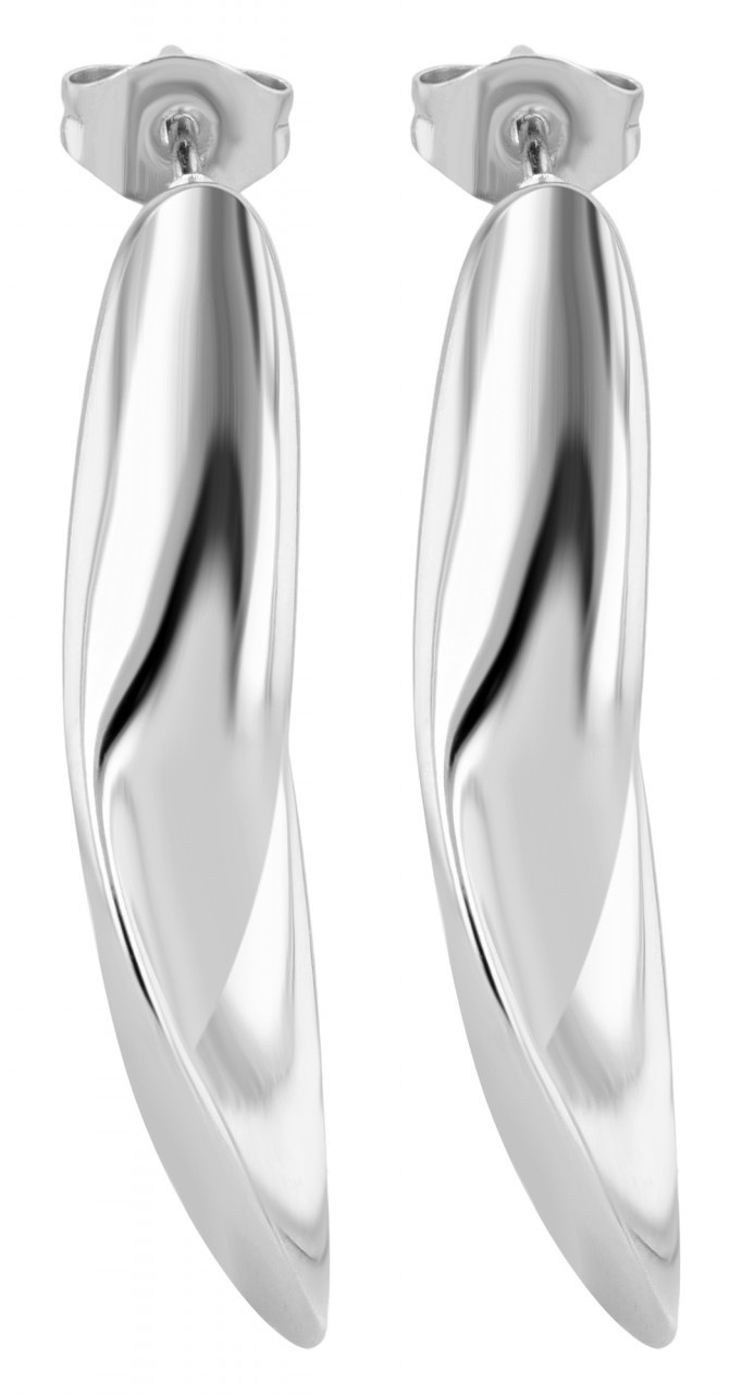 Paar Ohrhänger ADELIA´S "Damen Ohrstecker aus Edelstahl", silber, Ohrringe, Damen, Damen, Edelstahl 5