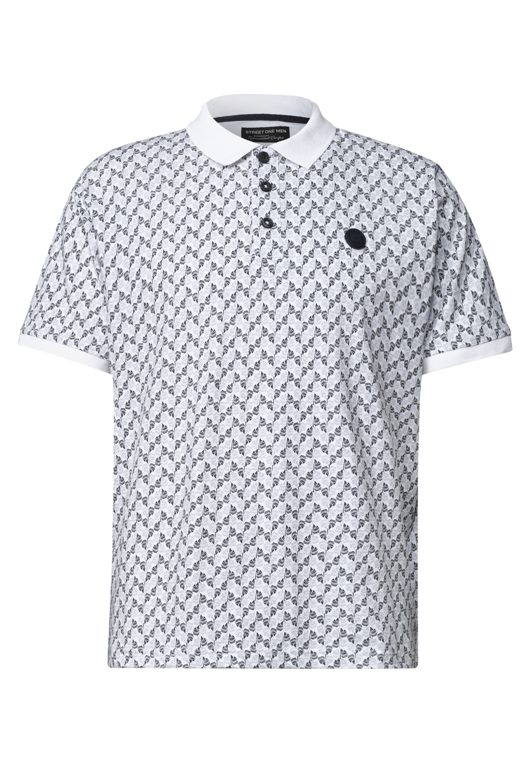 STREET ONE MEN Poloshirt aus reiner Baumwolle