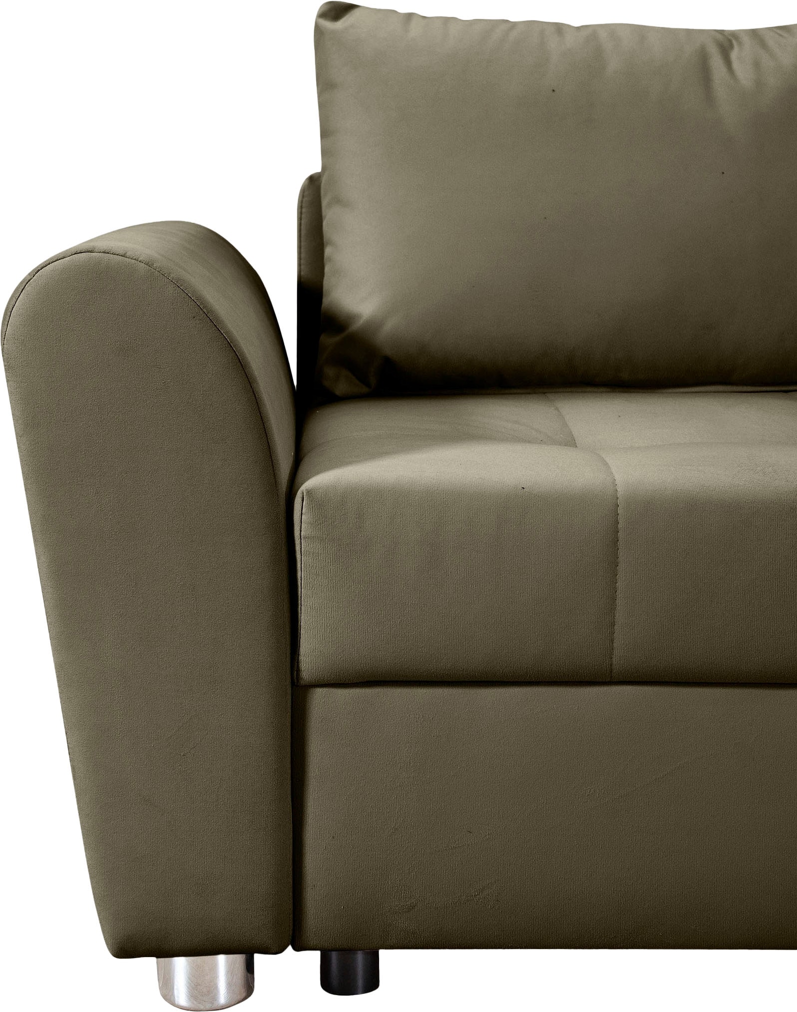 COLLECTION AB Ecksofa, Ecksofa,Bettfunktion,Bettkasten,Bonnelfederkern, Rückenkissen