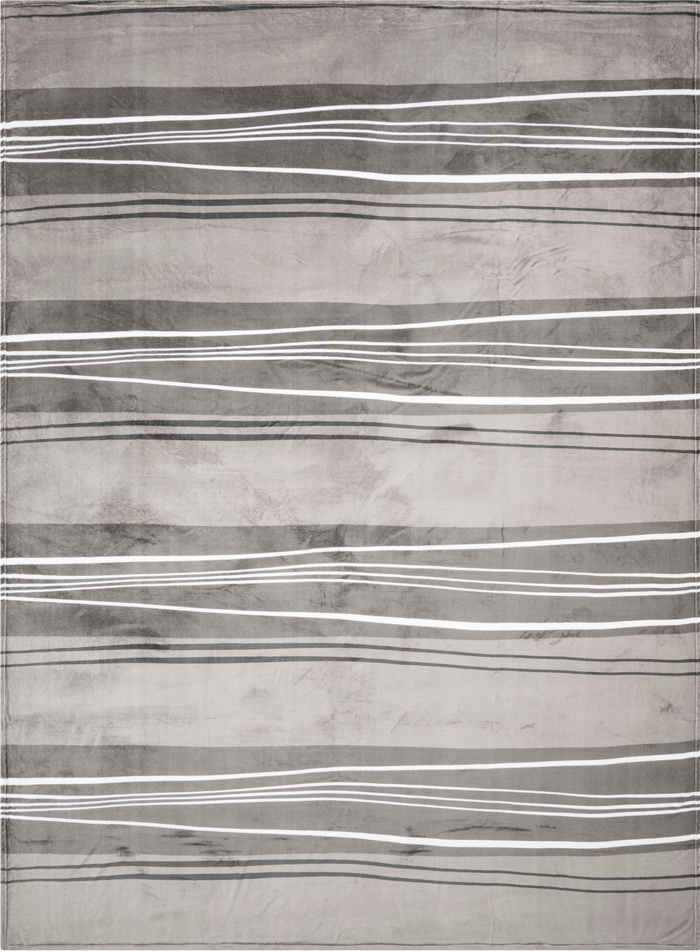 my home Wohndecke »Kelian«, mit Streifen, XXL Wohndecke 210x280,weich und anschmiegsam