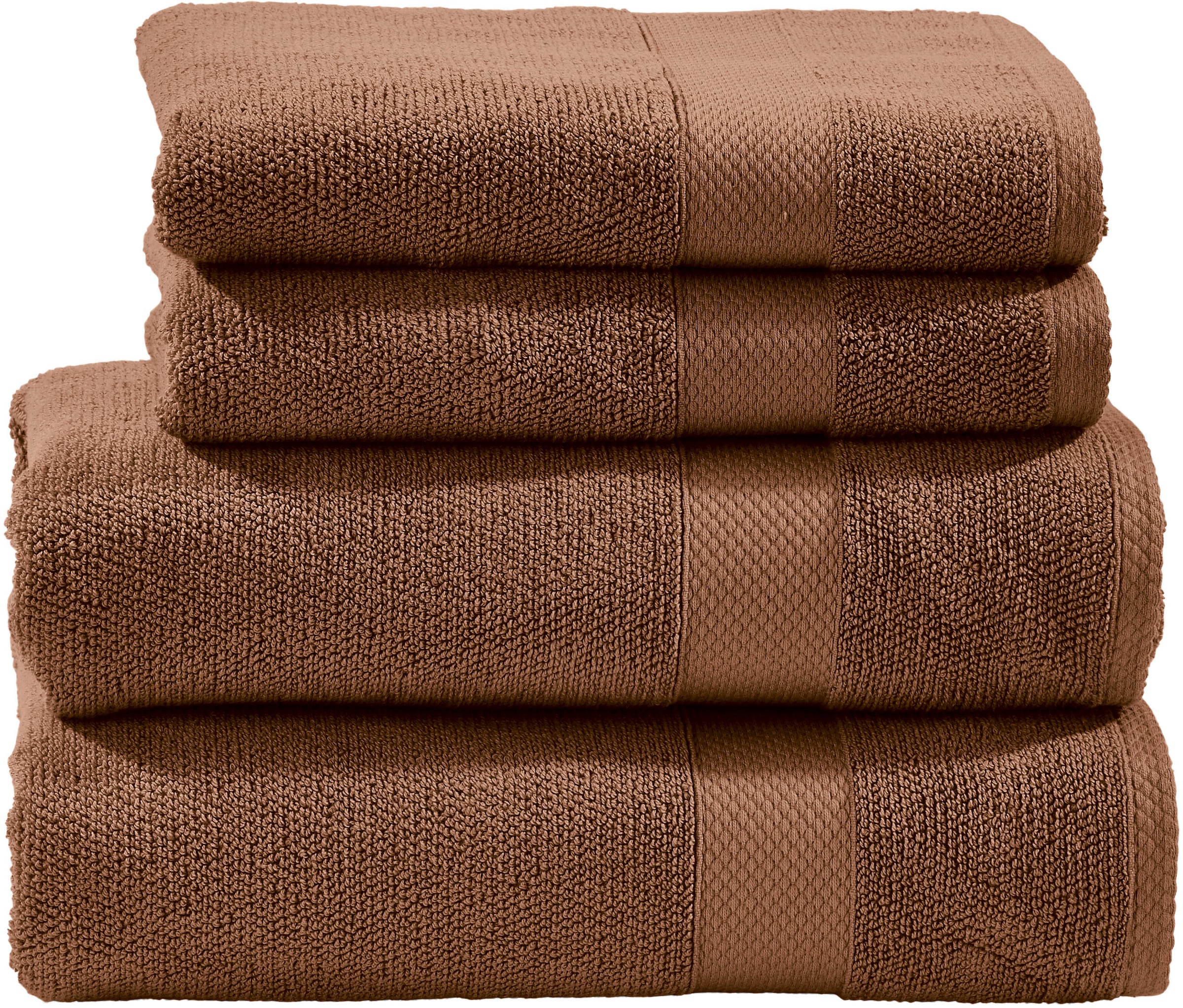 done. Handtuch Set "Deluxe 2x Handtücher (50x100 cm), 2x Duschtücher (70x14 günstig online kaufen