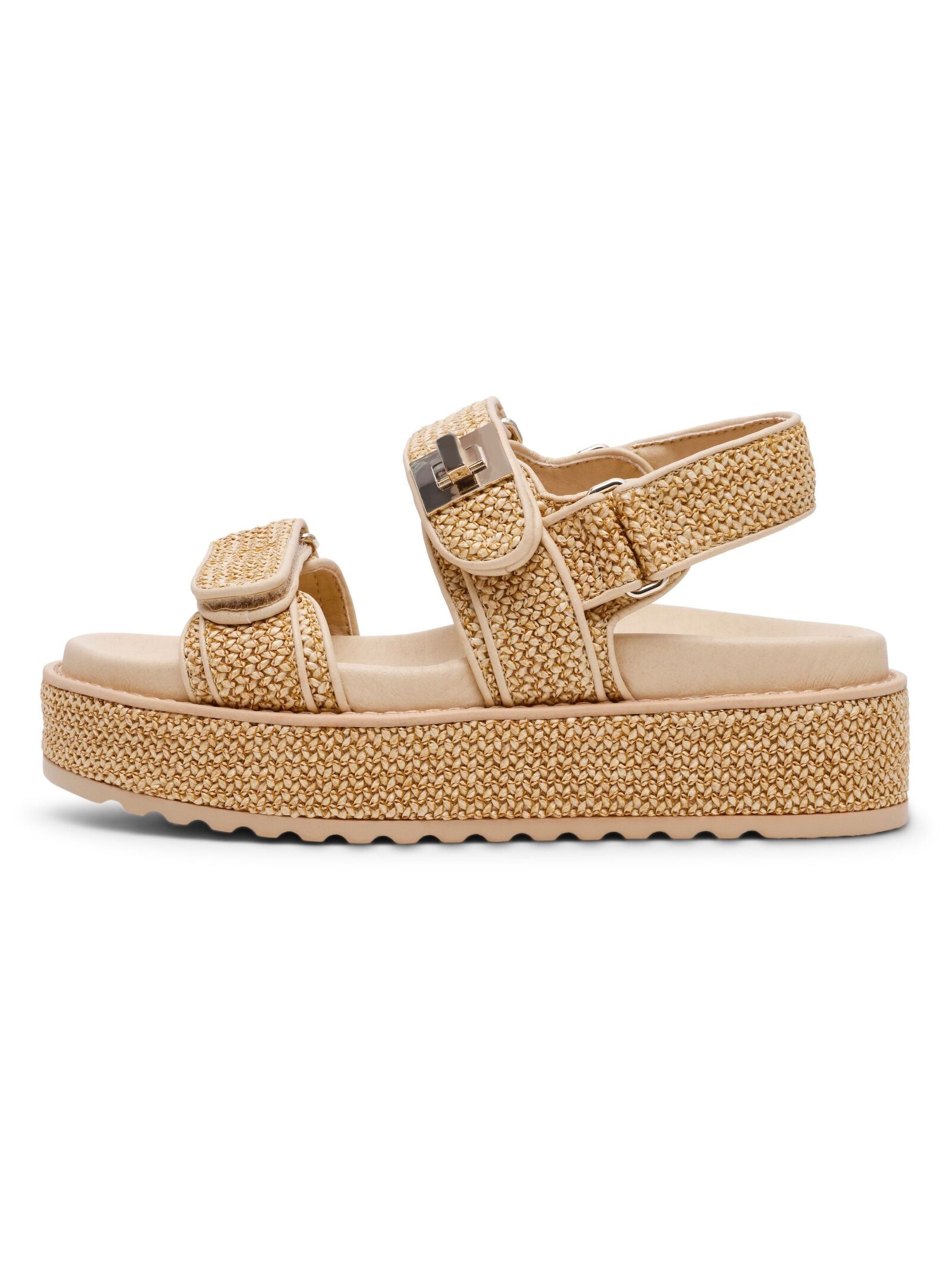 STEVE MADDEN Plateausandaletten "STEVE MADDEN Sandalen Lederimitat" günstig online kaufen
