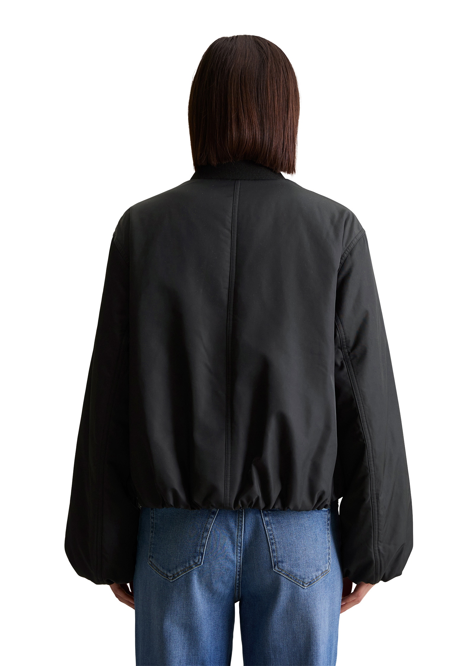 Marc O'Polo DENIM Outdoorjacke »aus recyceltem Polyester«, ohne Kapuze