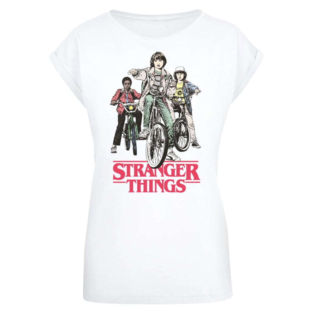 F4NT4STIC T-Shirt »Stranger Things Retro Bikers«, Premium Qualität