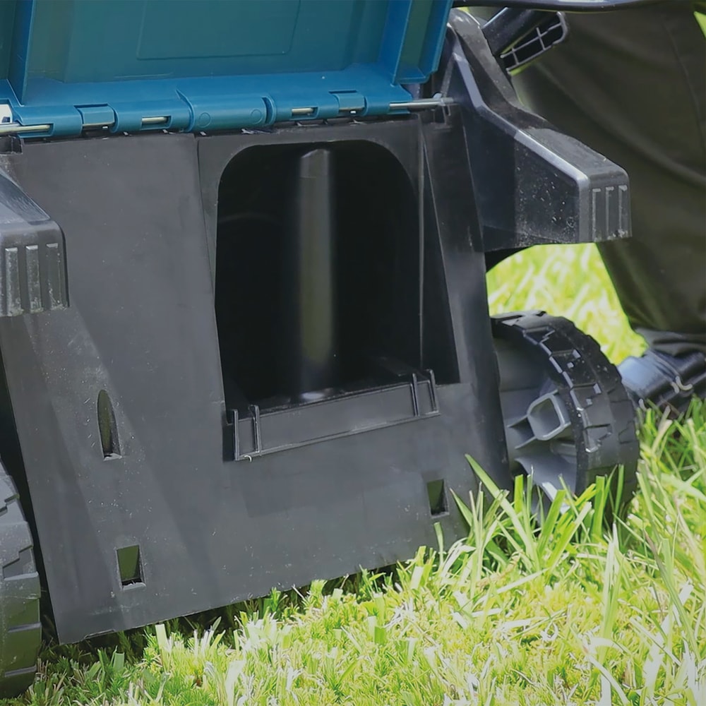 Makita Akkurasenmäher »»LM004GM102« 40V max., 43 cm, 50 l, Inkl. Akku und Ladegerät« leistungsstark, abgasfrei und besonders leise