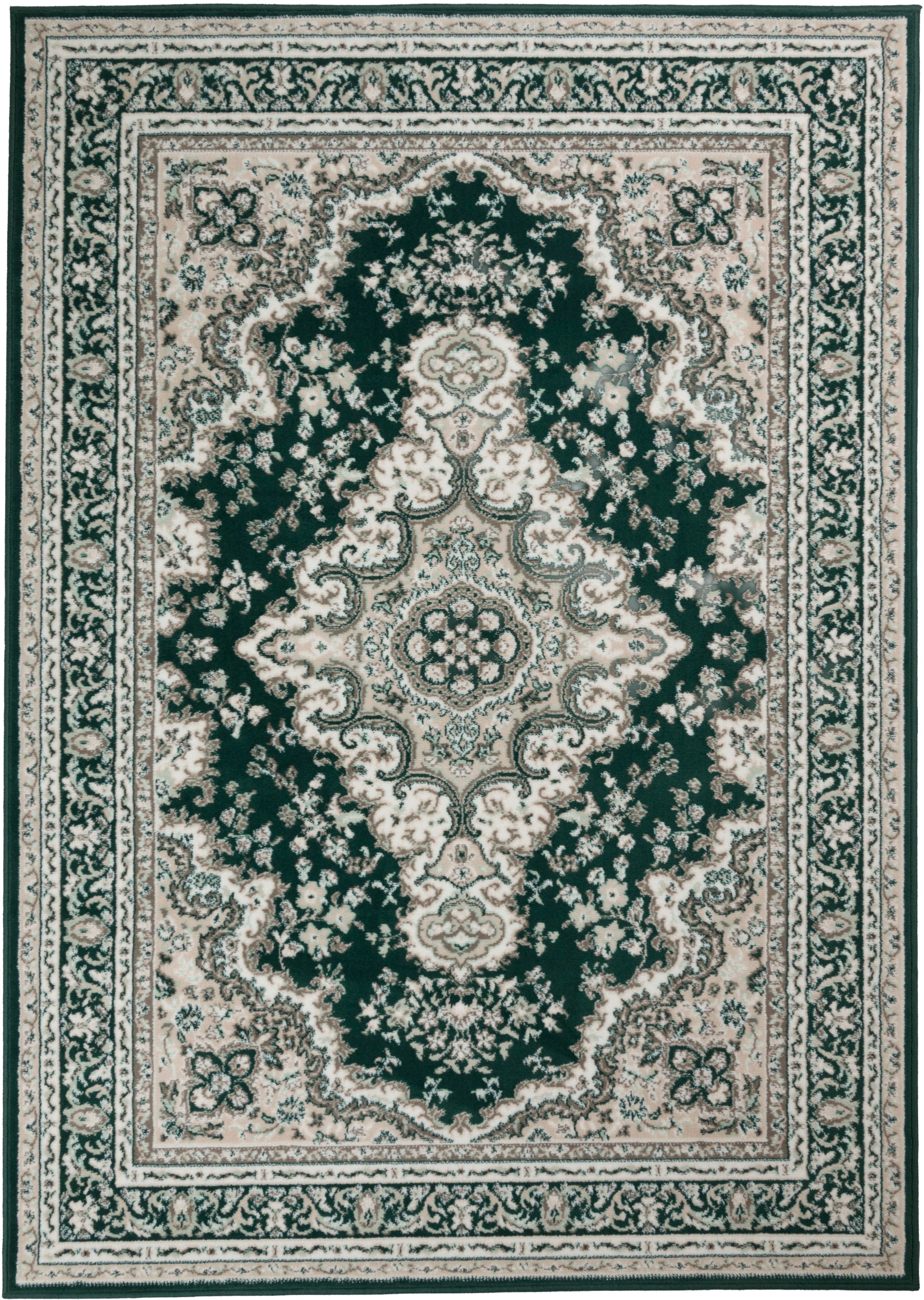 my home Teppich »Oriental, Made in Belgium«, rechteckig, 7 mm Höhe, Orient-Optik, mit Bordüre, Teppich, Kurzflor, Weich, Kundenliebling