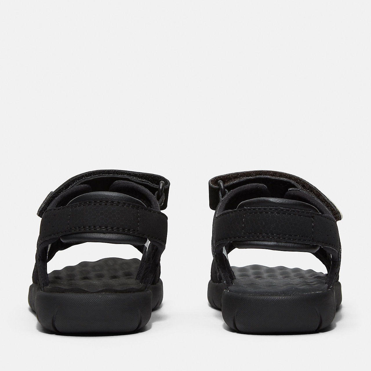 Timberland unisex pour enfant. TB0A1QXQ0011 Sandales à talon Perkins Row noir (35), Plat, Velcro, Casuel, mode enfantine 3