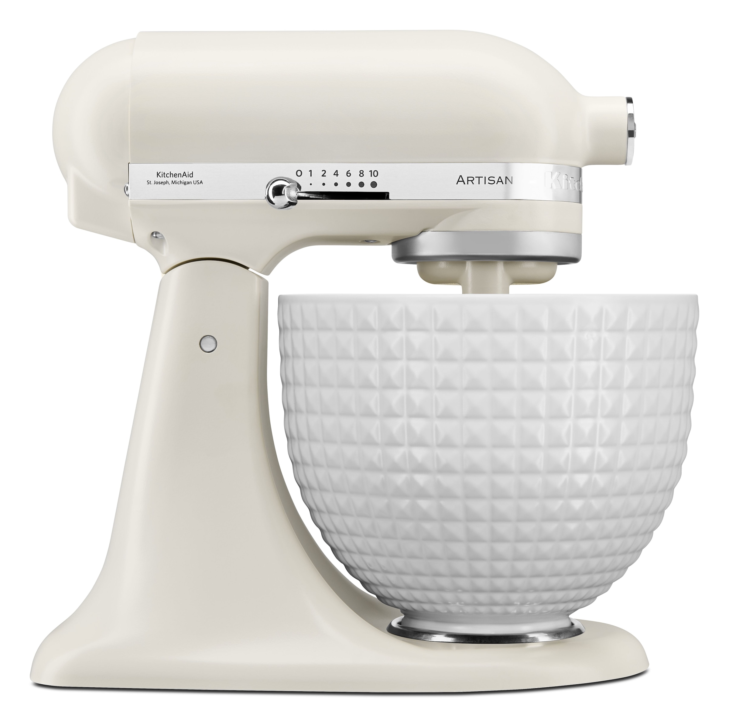 KITCHENAID Küchenmaschine "5KSM156CXEBK", B:21,1cm H:34,3cm T:33,8cmporzellanfarben, Küchenmaschinen, Design Serie