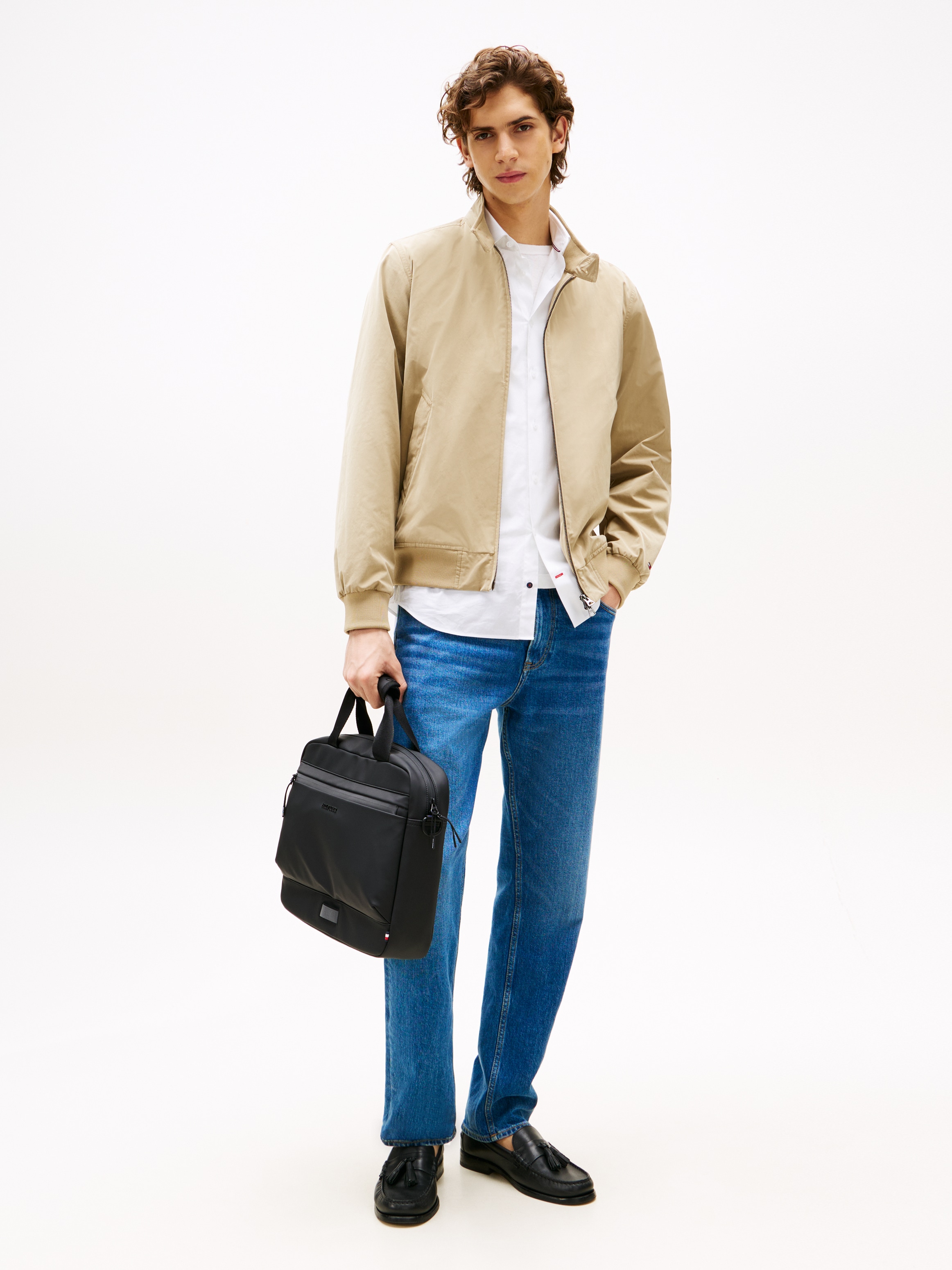 Tommy Hilfiger Laptoptasche »TH TPU COMPUTER BAG«, Geschäftsreise, Computertasche, Umhängetasche mit Vordertaschenfasch