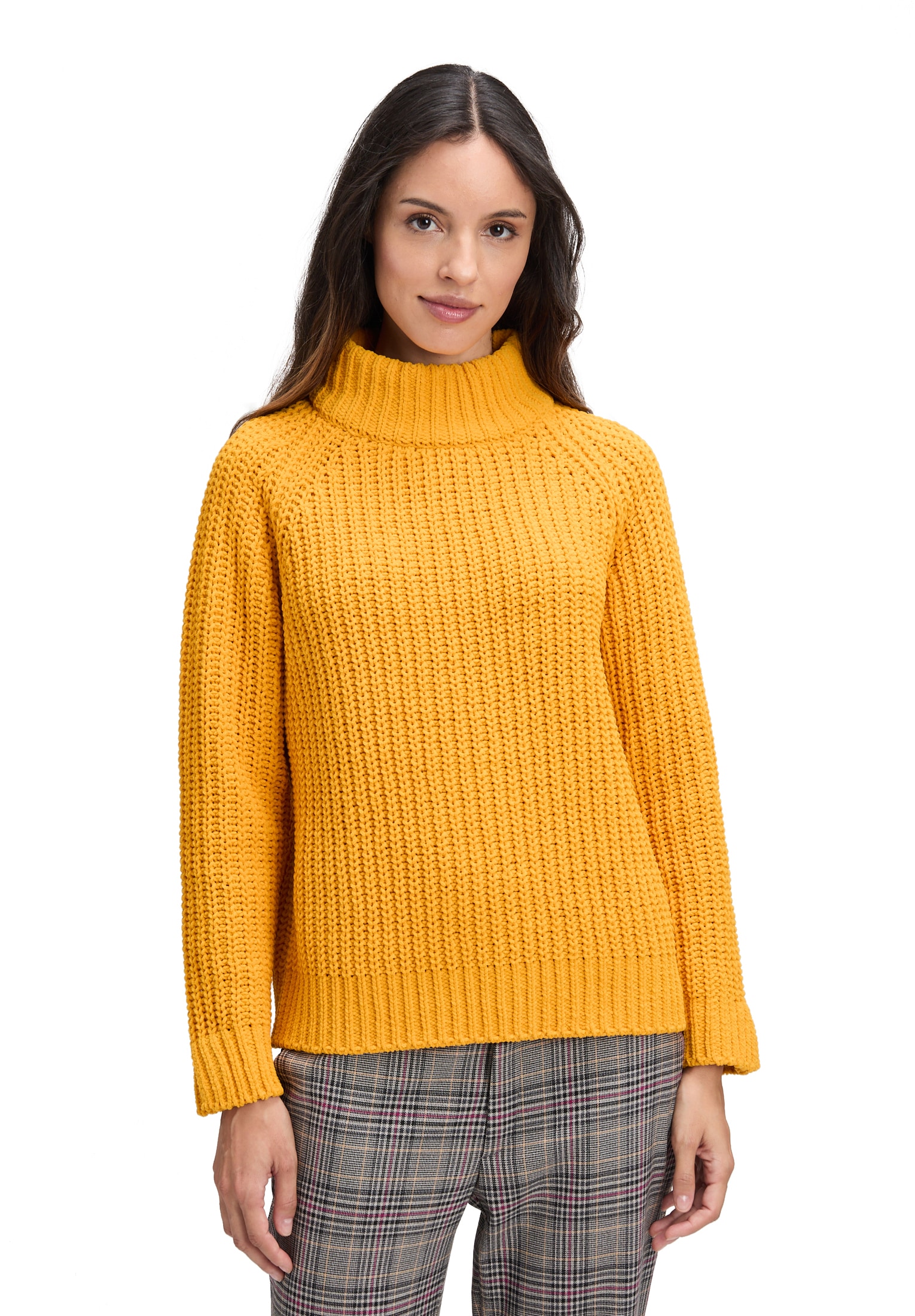 Cartoon Strickpullover »Damen mit Stehkragen« 1 Stk.